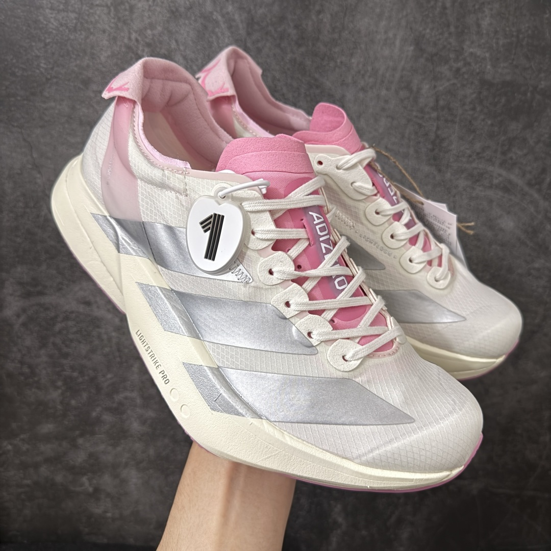 【NO.1纯原】Adidas Adizero Adios Pro 4 M竞训跑步鞋 JQ4445 市场独一档品质 区别所有版本 原鞋购入开发数月 原材料 原档案打造 细节版型一比一 独立双层组合底私模.超软弹发泡超临界底 搭配ENERGYRODS 2.0真碳柱，每一步都动力满满 鞋面用的是Lightlock技术，轻透又贴合，就像给脚定制的一样。 中底是全掌Lightstrike Pro泡棉，软弹感超绝 真正一比一还原真实脚感💪🏻 尺码：36 36.5 37 38 38.5 39 40 40.5 41 42 42.5 43 44 44.5 45 46-选品中心