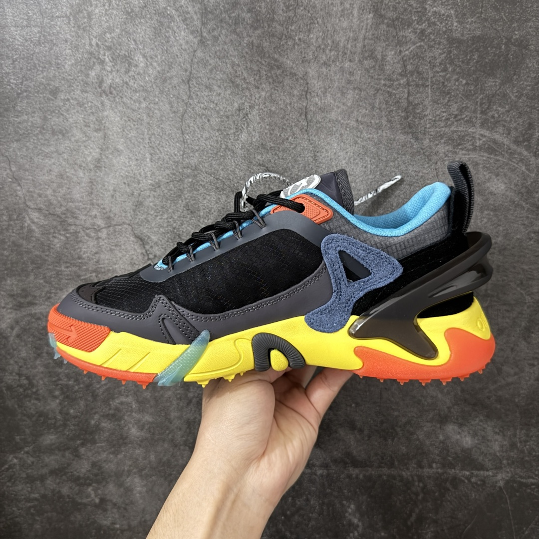 图片[2]-【OK纯原版本】OFF-WHITE OW运动鞋 春夏走秀款球鞋 所有配件均通过定做出产正品裁片 原版比例大箭头定制网眼布双拼牛皮进口机器针车 数控针距精准做工不输大牌里层为高密度透气网眼布/垫脚羊皮私模重工抓地橡胶底 后跟坡度最贴切原版鞋型脱模 厚底约4CM 原盒包装配 TPU大底 尺码：35-46-选品中心