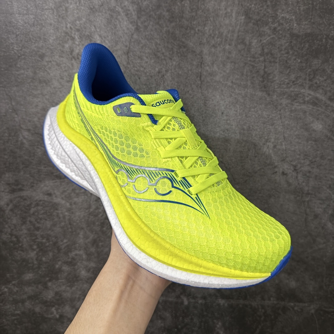 图片[3]-【GX纯原版】Saucony ENDORPHIN SPEED 啡速 5 尼龙板 HTC CHINA 百搭舒适 低帮 PWRRUNC 中底 马拉松训练竞速跑步鞋 男女同款 注意区分市场公司级 品质细节有明显区别 1：1碳板 秒杀市面错误贴合碳板回 1：1私模 正确巴斯夫爆米花 秒杀市面错误版 索康尼推出的跑鞋是一款外观激进但脚感舒适的跑鞋 采用了全新的中底设计和鞋面工程 保留了软弹脚感和稳定支撑 适合进阶跑者和喜欢软弹脚感的跑者选择 尺码：36-45带半码-选品中心