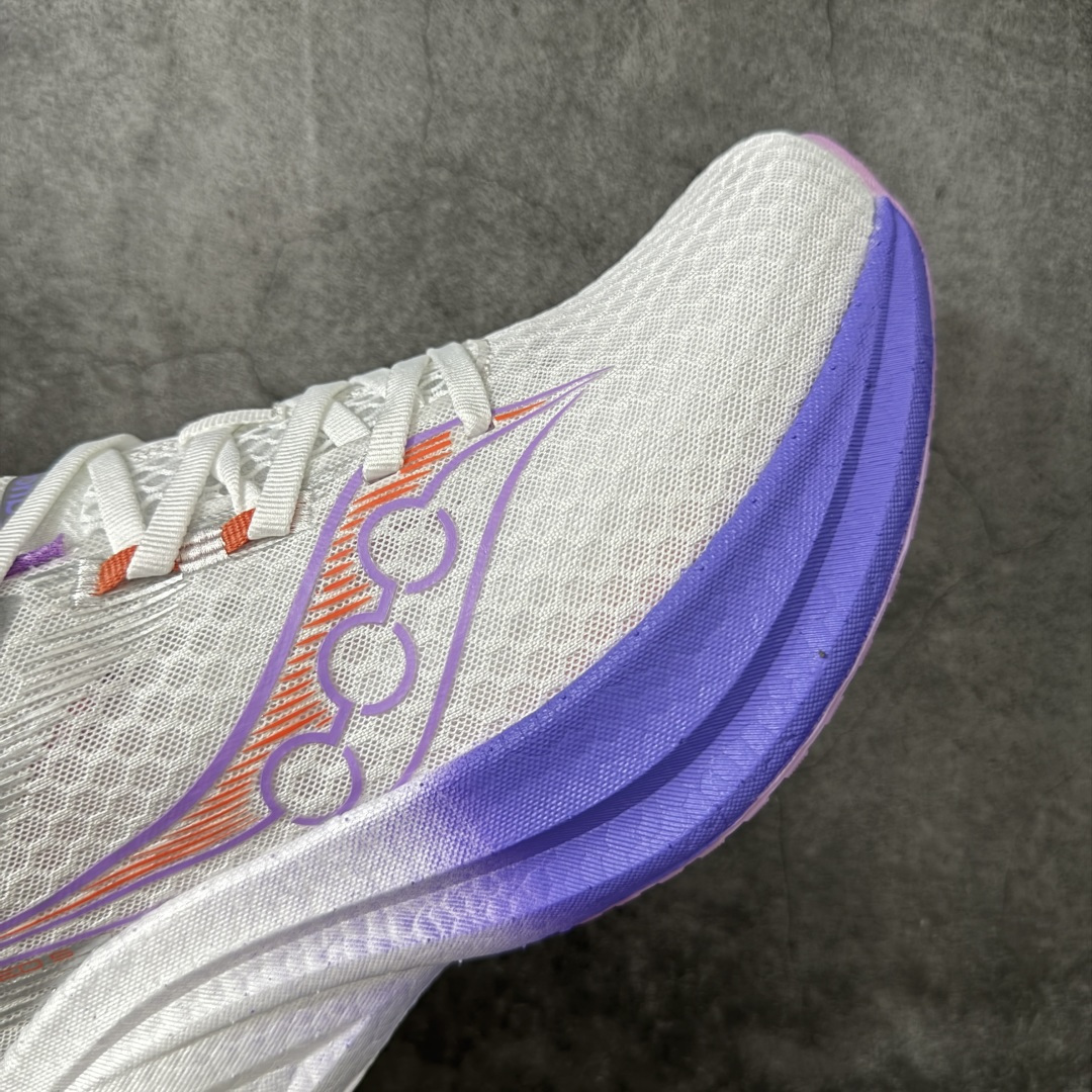 图片[6]-【GX纯原版】Saucony ENDORPHIN SPEED 啡速 5 尼龙板 HTC CHINA 百搭舒适 低帮 PWRRUNC 中底 马拉松训练竞速跑步鞋 男女同款 注意区分市场公司级 品质细节有明显区别 1：1碳板 秒杀市面错误贴合碳板回 1：1私模 正确巴斯夫爆米花 秒杀市面错误版 索康尼推出的跑鞋是一款外观激进但脚感舒适的跑鞋 采用了全新的中底设计和鞋面工程 保留了软弹脚感和稳定支撑 适合进阶跑者和喜欢软弹脚感的跑者选择 尺码：36-45带半码-选品中心