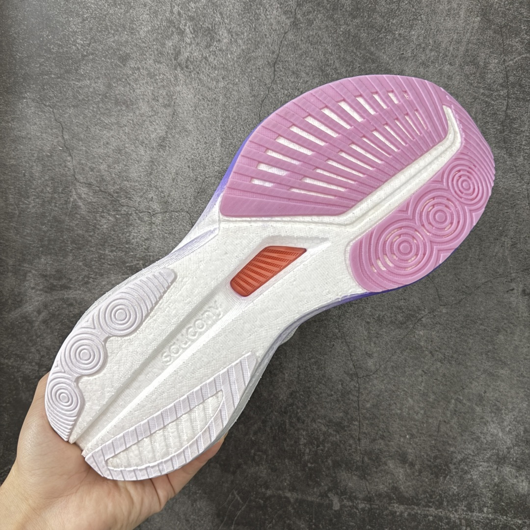 图片[9]-【GX纯原版】Saucony ENDORPHIN SPEED 啡速 5 尼龙板 HTC CHINA 百搭舒适 低帮 PWRRUNC 中底 马拉松训练竞速跑步鞋 男女同款 注意区分市场公司级 品质细节有明显区别 1：1碳板 秒杀市面错误贴合碳板回 1：1私模 正确巴斯夫爆米花 秒杀市面错误版 索康尼推出的跑鞋是一款外观激进但脚感舒适的跑鞋 采用了全新的中底设计和鞋面工程 保留了软弹脚感和稳定支撑 适合进阶跑者和喜欢软弹脚感的跑者选择 尺码：36-45带半码-选品中心