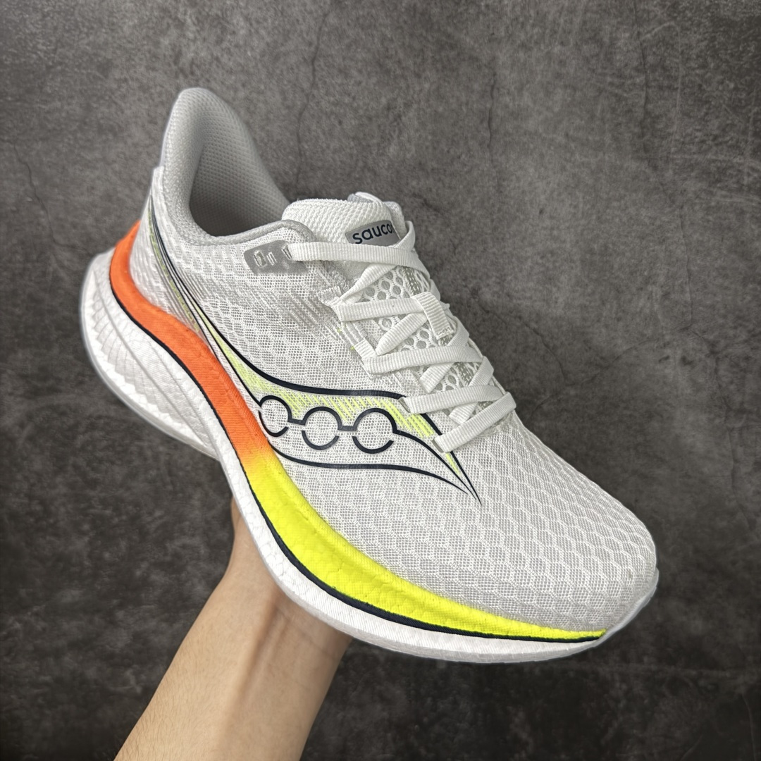 图片[3]-【GX纯原版】Saucony ENDORPHIN SPEED 啡速 5 尼龙板 HTC CHINA 百搭舒适 低帮 PWRRUNC 中底 马拉松训练竞速跑步鞋 男女同款 注意区分市场公司级 品质细节有明显区别 1：1碳板 秒杀市面错误贴合碳板回 1：1私模 正确巴斯夫爆米花 秒杀市面错误版 索康尼推出的跑鞋是一款外观激进但脚感舒适的跑鞋 采用了全新的中底设计和鞋面工程 保留了软弹脚感和稳定支撑 适合进阶跑者和喜欢软弹脚感的跑者选择 尺码：36-45带半码-选品中心