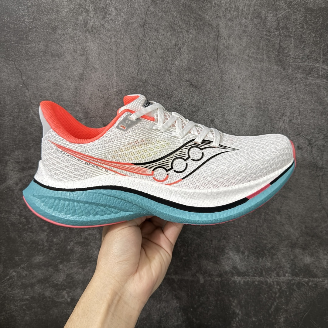 【GX纯原版】Saucony ENDORPHIN SPEED 啡速 5 尼龙板 HTC CHINA 百搭舒适 低帮 PWRRUNC 中底 马拉松训练竞速跑步鞋 男女同款 注意区分市场公司级 品质细节有明显区别 1：1碳板 秒杀市面错误贴合碳板回 1：1私模 正确巴斯夫爆米花 秒杀市面错误版 索康尼推出的跑鞋是一款外观激进但脚感舒适的跑鞋 采用了全新的中底设计和鞋面工程 保留了软弹脚感和稳定支撑 适合进阶跑者和喜欢软弹脚感的跑者选择 尺码：36-45带半码-选品中心
