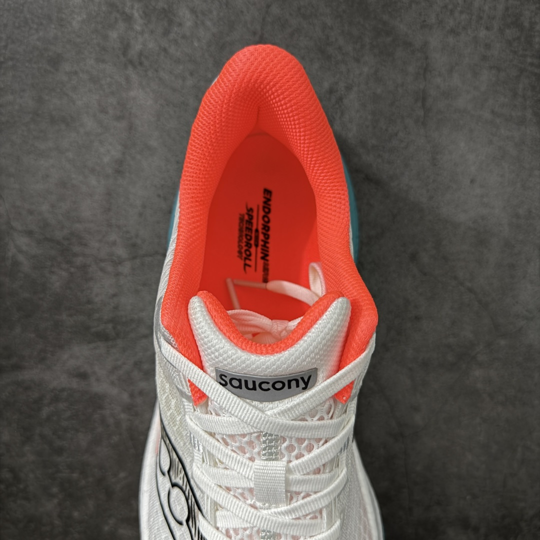 图片[8]-【GX纯原版】Saucony ENDORPHIN SPEED 啡速 5 尼龙板 HTC CHINA 百搭舒适 低帮 PWRRUNC 中底 马拉松训练竞速跑步鞋 男女同款 注意区分市场公司级 品质细节有明显区别 1：1碳板 秒杀市面错误贴合碳板回 1：1私模 正确巴斯夫爆米花 秒杀市面错误版 索康尼推出的跑鞋是一款外观激进但脚感舒适的跑鞋 采用了全新的中底设计和鞋面工程 保留了软弹脚感和稳定支撑 适合进阶跑者和喜欢软弹脚感的跑者选择 尺码：36-45带半码-选品中心