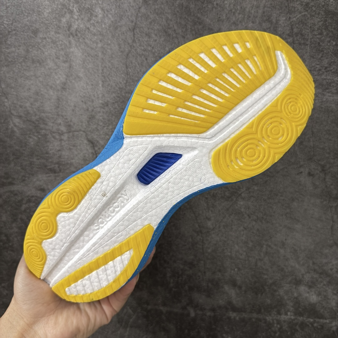 图片[9]-【GX纯原版】Saucony ENDORPHIN SPEED 啡速 5 尼龙板 HTC CHINA 百搭舒适 低帮 PWRRUNC 中底 马拉松训练竞速跑步鞋 男女同款 注意区分市场公司级 品质细节有明显区别 1：1碳板 秒杀市面错误贴合碳板回 1：1私模 正确巴斯夫爆米花 秒杀市面错误版 索康尼推出的跑鞋是一款外观激进但脚感舒适的跑鞋 采用了全新的中底设计和鞋面工程 保留了软弹脚感和稳定支撑 适合进阶跑者和喜欢软弹脚感的跑者选择 尺码：36-45带半码-选品中心