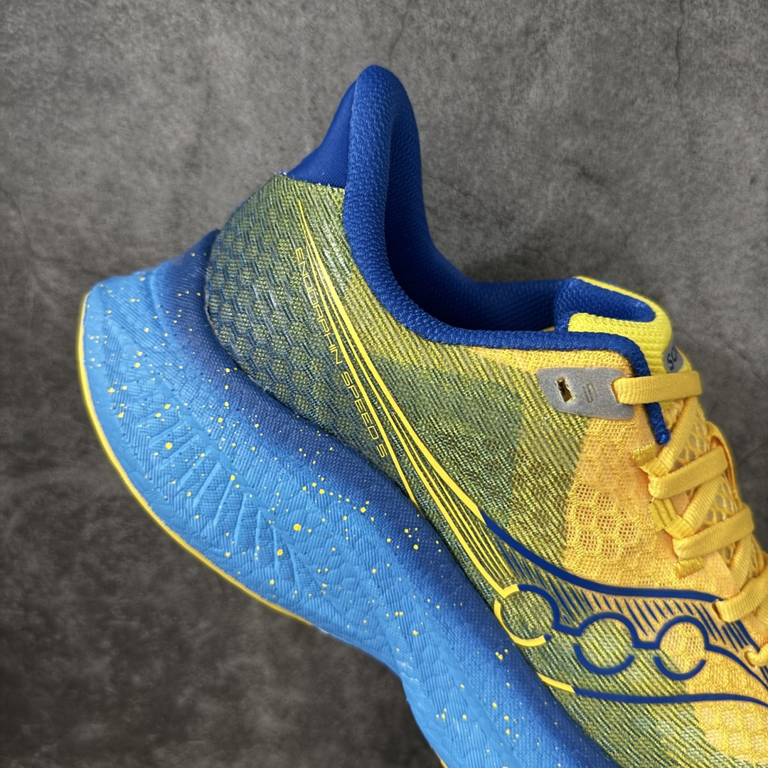 图片[7]-【GX纯原版】Saucony ENDORPHIN SPEED 啡速 5 尼龙板 HTC CHINA 百搭舒适 低帮 PWRRUNC 中底 马拉松训练竞速跑步鞋 男女同款 注意区分市场公司级 品质细节有明显区别 1：1碳板 秒杀市面错误贴合碳板回 1：1私模 正确巴斯夫爆米花 秒杀市面错误版 索康尼推出的跑鞋是一款外观激进但脚感舒适的跑鞋 采用了全新的中底设计和鞋面工程 保留了软弹脚感和稳定支撑 适合进阶跑者和喜欢软弹脚感的跑者选择 尺码：36-45带半码-选品中心