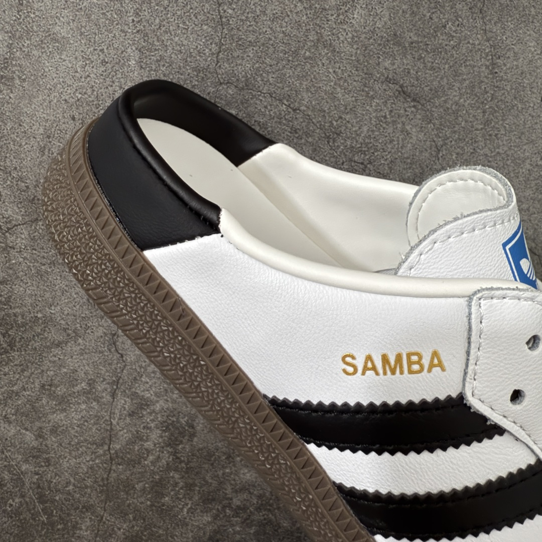 Adidas Originals Samba OG Mule 桑巴舞系列 阿迪达斯 三叶草 低帮休闲拖鞋