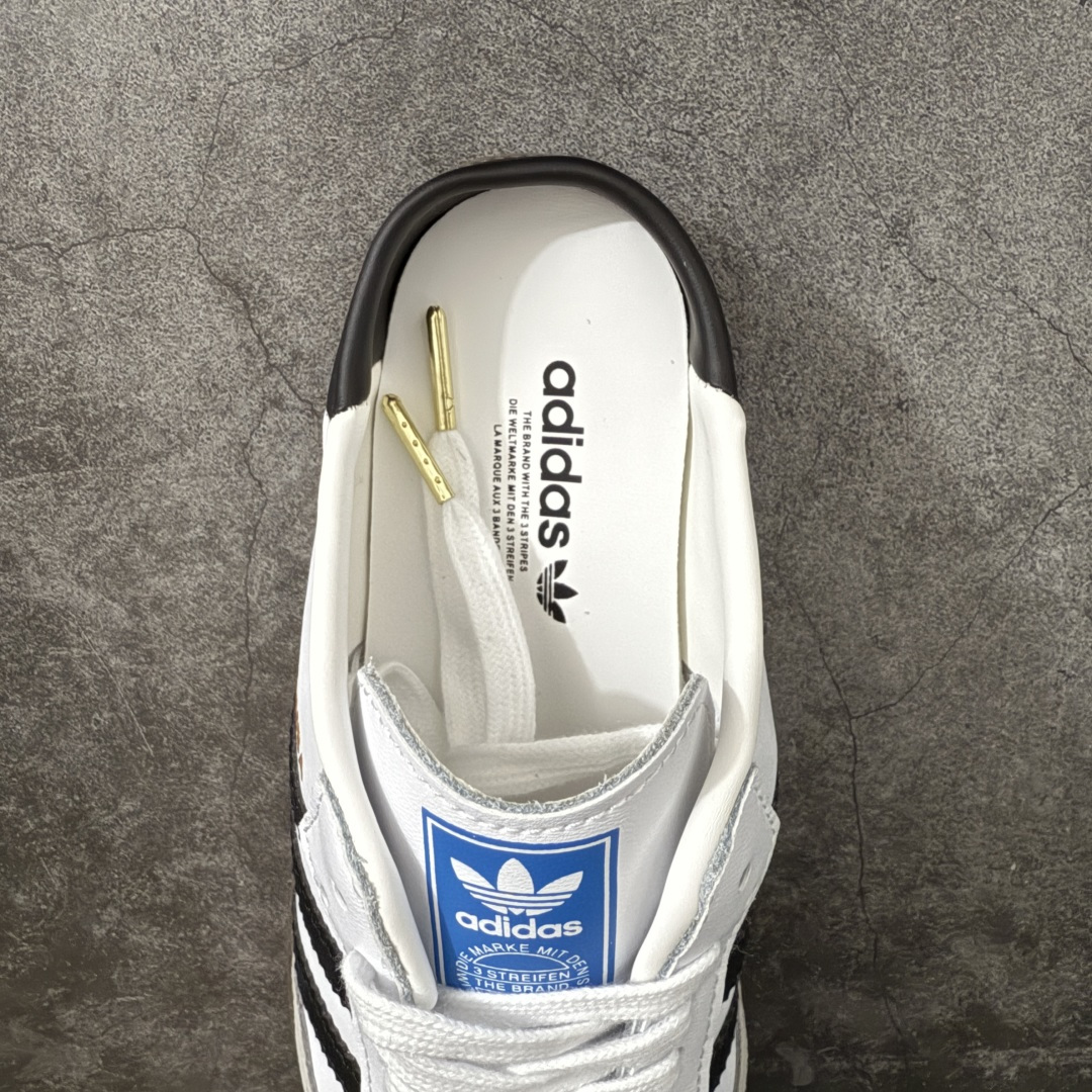 Adidas Originals Samba OG Mule 桑巴舞系列 阿迪达斯 三叶草 低帮休闲拖鞋