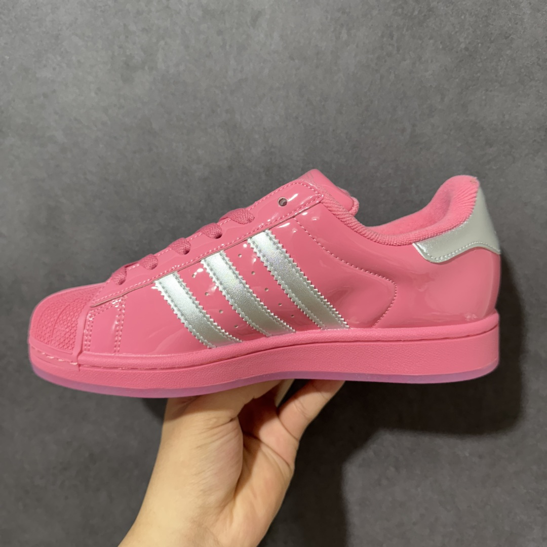 图片[2]-【公司级】Adidas Originals Superstar II全新配色 贝壳头休闲板鞋 独家控货 平台正单 全鞋百分百原材料 全鞋电脑针车 Logo针车间距针数原版一致 皮料切割冲裁零瑕疵 原鞋一致含胶量大底 原盒中文内外标 大几率过验 不对比市面只对比原鞋 只服务最高端市场 货号：KJ0086 尺码：35.5 36 36.5 37 38 38.5 39 40-选品中心