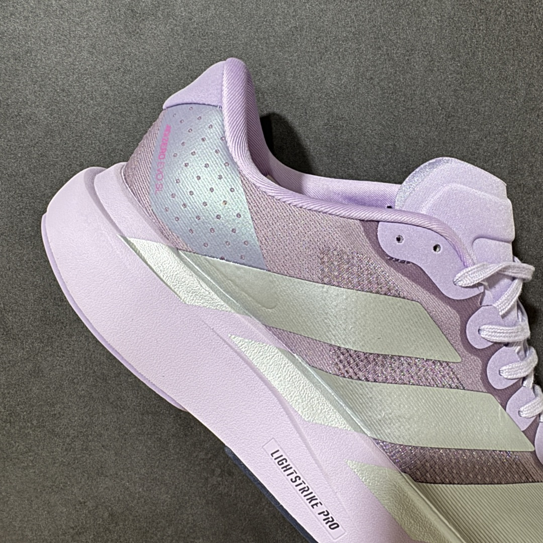 图片[7]-【公司级】阿迪达斯 ADIDAS ADIZERO EVO SL 运动舒适防滑耐磨 低帮跑步鞋 内置碳板 阿迪达斯革新力作!「破纪录轻跑鞋」adiZero Adios Pro EVO 极致轻盈的Lightweight Upper设计,带来近乎裸足的舒适体验。中底采用尖端科技，Lightstrike Pro材料经过精细调校，实现卓越缓震与轻量化的完美结合。#科技与时尚的融合 #阿迪达斯adidas #宝藏鞋子阿迪达斯 #今天只晒鞋 #潮鞋新品体验官 #那些年，那些鞋 #入秋换季先换鞋。 货号：JS4447 尺码：36-46带半码-选品中心