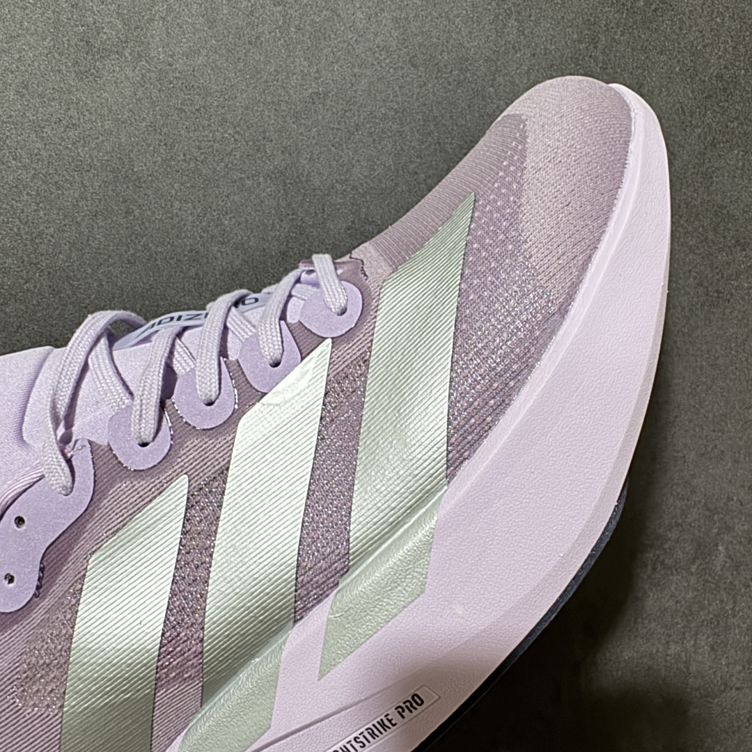 图片[8]-【公司级】阿迪达斯 ADIDAS ADIZERO EVO SL 运动舒适防滑耐磨 低帮跑步鞋 内置碳板 阿迪达斯革新力作!「破纪录轻跑鞋」adiZero Adios Pro EVO 极致轻盈的Lightweight Upper设计,带来近乎裸足的舒适体验。中底采用尖端科技，Lightstrike Pro材料经过精细调校，实现卓越缓震与轻量化的完美结合。#科技与时尚的融合 #阿迪达斯adidas #宝藏鞋子阿迪达斯 #今天只晒鞋 #潮鞋新品体验官 #那些年，那些鞋 #入秋换季先换鞋。 货号：JS4447 尺码：36-46带半码-选品中心