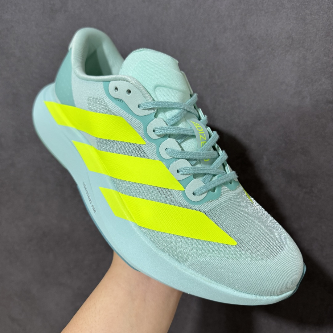 图片[3]-【公司级】阿迪达斯 ADIDAS ADIZERO EVO SL 运动舒适防滑耐磨 低帮跑步鞋 内置碳板 阿迪达斯革新力作!「破纪录轻跑鞋」adiZero Adios Pro EVO 极致轻盈的Lightweight Upper设计,带来近乎裸足的舒适体验。中底采用尖端科技，Lightstrike Pro材料经过精细调校，实现卓越缓震与轻量化的完美结合。#科技与时尚的融合 #阿迪达斯adidas #宝藏鞋子阿迪达斯 #今天只晒鞋 #潮鞋新品体验官 #那些年，那些鞋 #入秋换季先换鞋。 货号：JS4508 尺码：36-46带半码-选品中心