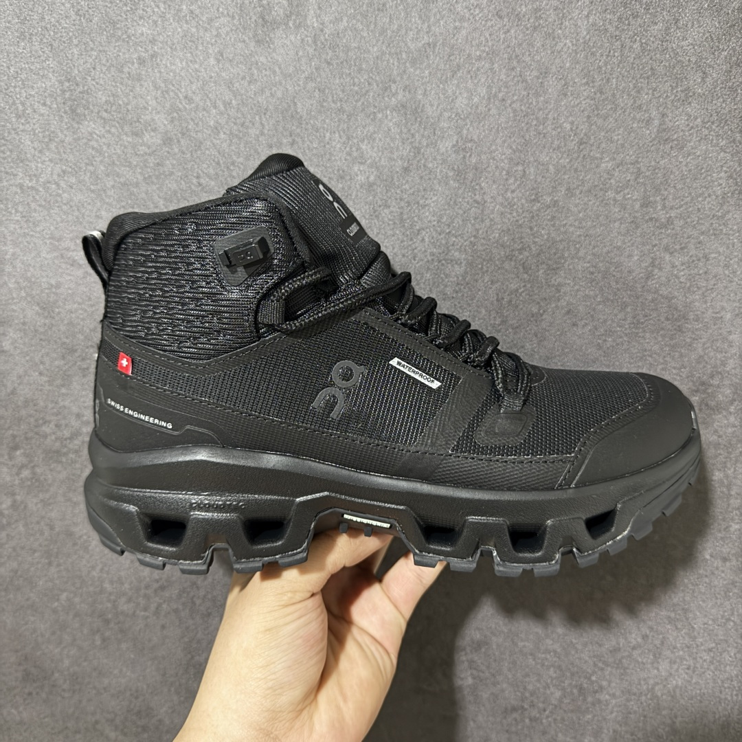 【公司级】On/昂跑 Cloudrock Mid WP户外登山徒步系列 低帮 中帮 上新 1 :1 还原 品质细节经得起验证 价格漂亮同时 品质依然在线 内卷行情拼的就是价格品质 库存充足保证不断码 心冲冲冲 货号:3WF10161043 尺码:36-45半-选品中心