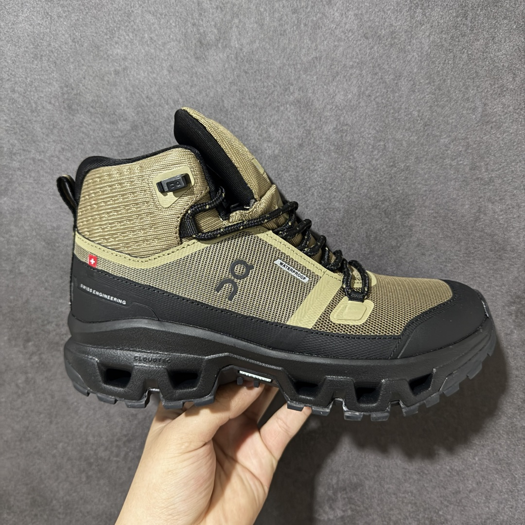 【公司级】On/昂跑 Cloudrock Mid WP户外登山徒步系列 低帮 中帮 上新 1 :1 还原 品质细节经得起验证 价格漂亮同时 品质依然在线 内卷行情拼的就是价格品质 库存充足保证不断码 心冲冲冲 货号:3WF10161473 尺码:36-45半-选品中心