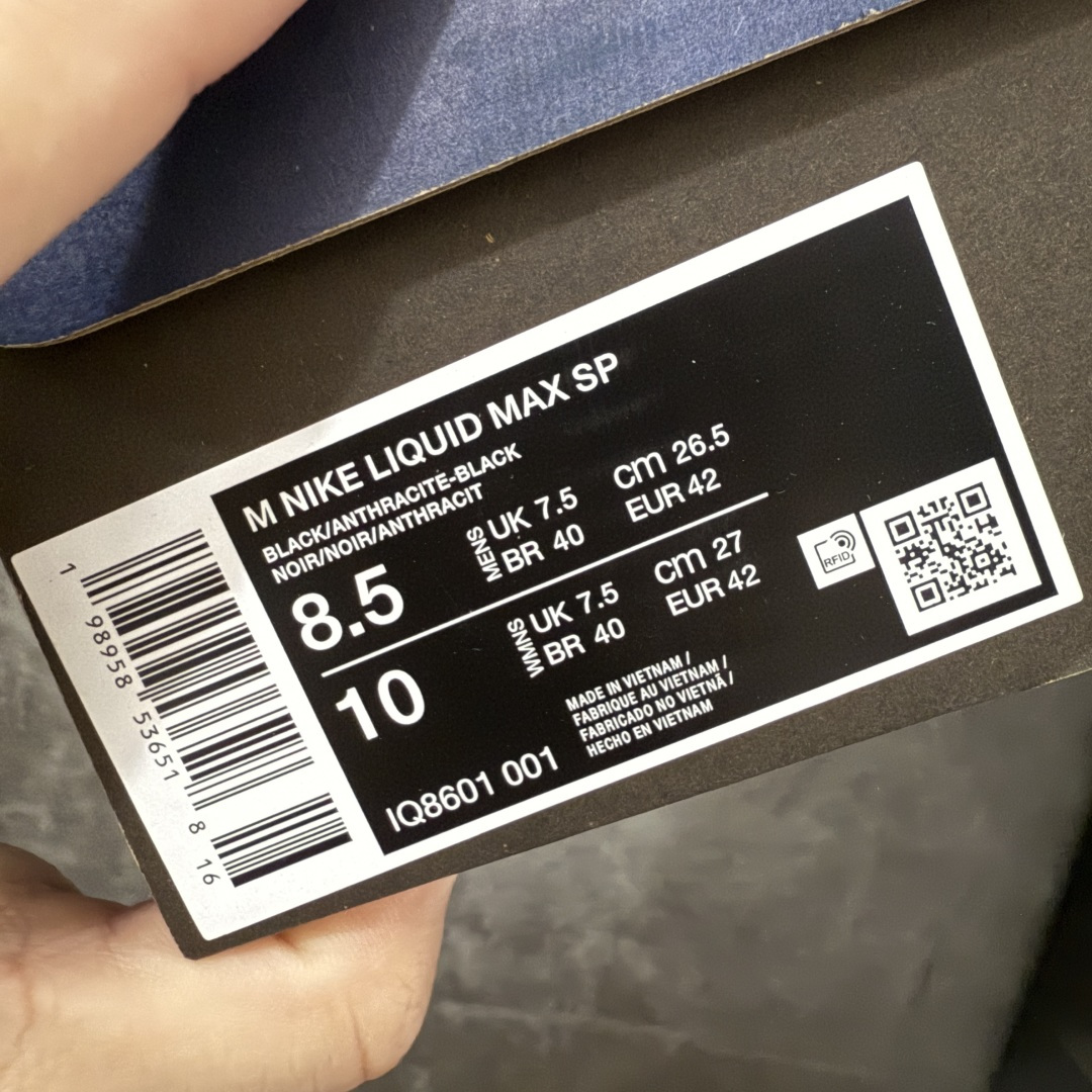 图片[11]-【GX纯原】NK AIR LIQUID MAX 2026S 藤原浩联名 毒箭蛙新款气垫跑步鞋 黑色 IQ8601-001 目前市场最优版本 超弹气垫大底，上脚踩云感直接拉满 日常出街或者运动穿都超有活力，低调又带点潮酷感！ 尺码：35.5 36 36.5 37.5 38 38.5 39 40 40.5 41 42 42.5 43 44 44.5 45 46 47.5-选品中心