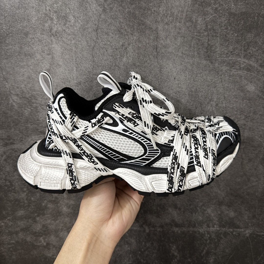 【XA版】Balenciaga 巴黎3XL 蜘蛛侠绑带 Balenciaga巴黎世家 24ss 绑带做旧款 巴黎十代网眼潮流百搭低帮老爹鞋 慢工出细活 出货即最强 皮料钢丝纹高频工艺 整体鞋面及大底做旧 网眼破坏磨毛效果 各个方面均无可挑剔 尺码：35-46 偏大一码 建议比正常运动鞋买小一号-选品中心