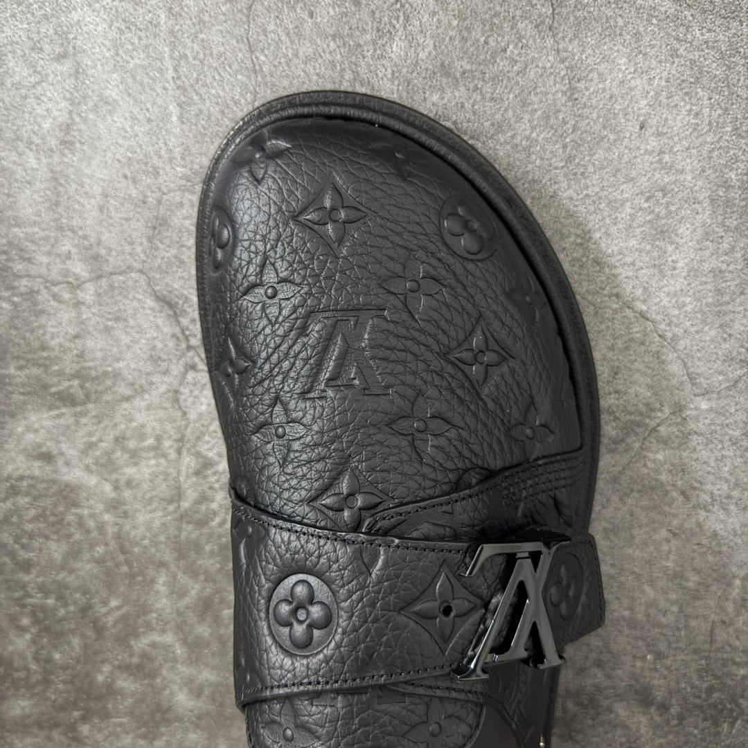 图片[5]-【佛山超A版】Louis Vuitton Easy LV皮革拼接博肯半包头拖鞋凉鞋全网首发 原版开发纳米级复刻独家私模大底内里采用全粒面头层牛皮原厂进口特A9级真正1：1老花鞋面（9级为最顶面料）印花对点对位定制电镀五金整体还原度95%以上经典老花永不过时！原版发售9800+ 尺码：383940414243444546-选品中心