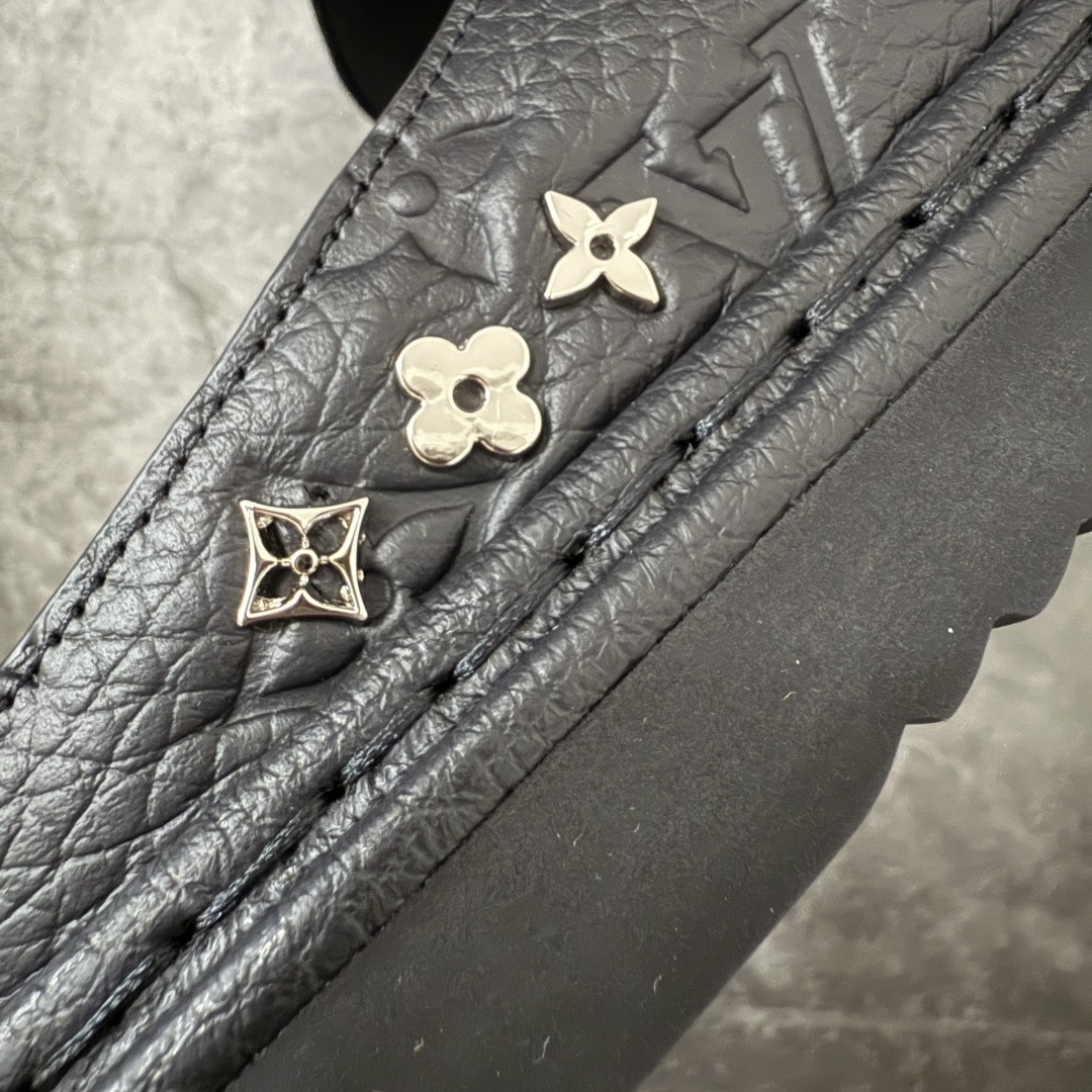 图片[4]-【佛山超A版】Louis Vuitton Easy LV皮革拼接博肯半包头拖鞋凉鞋全网首发 原版开发纳米级复刻独家私模大底内里采用全粒面头层牛皮原厂进口特A9级真正1：1老花鞋面（9级为最顶面料）印花对点对位定制电镀五金整体还原度95%以上经典老花永不过时！原版发售9800+ 尺码：383940414243444546-选品中心
