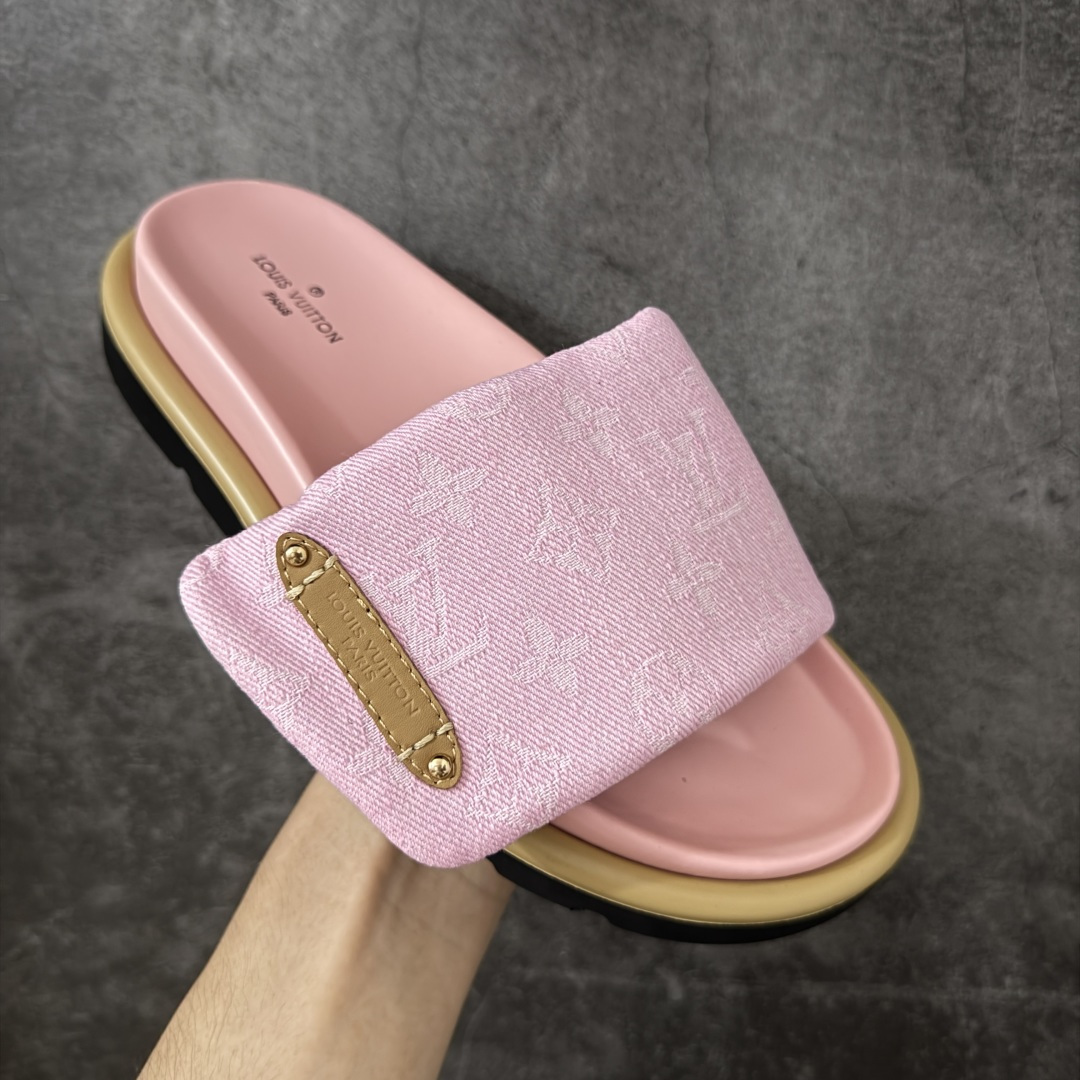 图片[3]-【广东礼盒版本】LOUIS VUITTON | 路易威登2024 𝐬𝐬💛春夏最新爆款魔术贴系列 情侣款厚底拖鞋 原版全套礼盒包装 鞋面：LV进口5D打印花布，牛皮内里 大底：原版开模大底 尺码： 35-40-选品中心