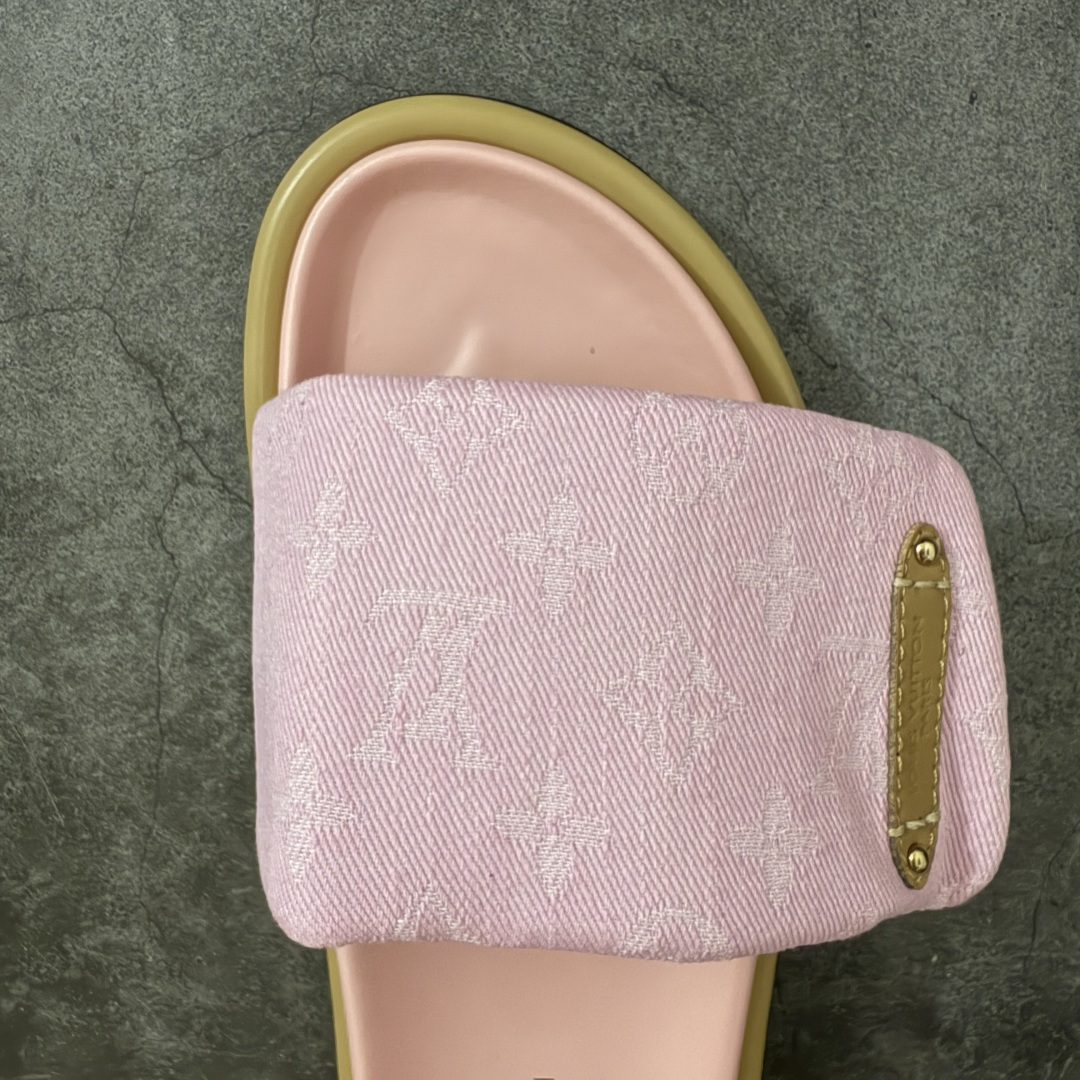 图片[5]-【广东礼盒版本】LOUIS VUITTON | 路易威登2024 𝐬𝐬💛春夏最新爆款魔术贴系列 情侣款厚底拖鞋 原版全套礼盒包装 鞋面：LV进口5D打印花布，牛皮内里 大底：原版开模大底 尺码： 35-40-选品中心