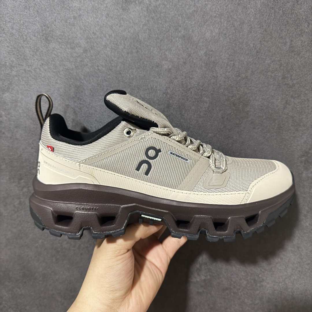 【公司级】On/昂跑 Cloudrock Low WP SHF户外登山徒步系列 低帮 中帮 上新 1 ：1 还原 品质细节经得起验证 价格漂亮同时 品质依然在线 内卷行情拼的就是价格品质 库存充足保证不断码 心冲冲冲 货号：3WF10144832 尺码：36-45半-选品中心