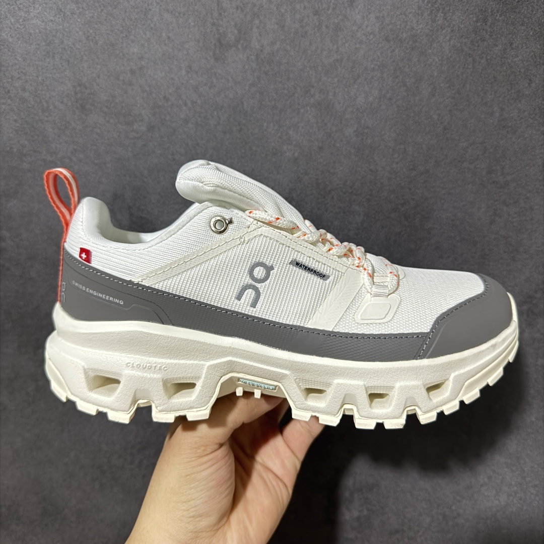 【公司级】On/昂跑 Cloudrock Low WP SHF户外登山徒步系列 低帮 中帮 上新 1 ：1 还原 品质细节经得起验证 价格漂亮同时 品质依然在线 内卷行情拼的就是价格品质 库存充足保证不断码 心冲冲冲 货号：3WF10253334 尺码：36-45半-选品中心