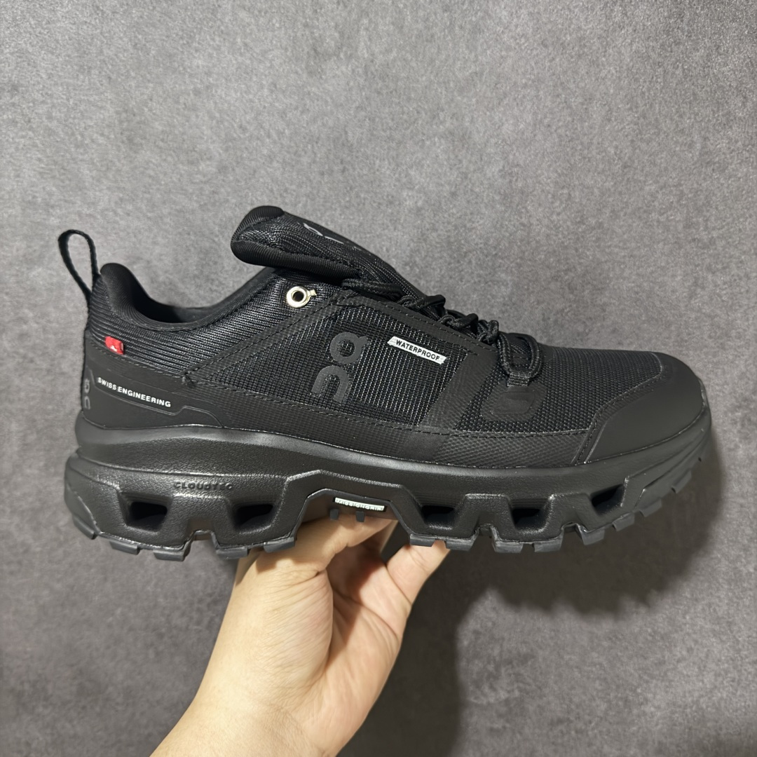 【公司级】On/昂跑 Cloudrock Low WP SHF户外登山徒步系列 低帮 中帮 上新 1 ：1 还原 品质细节经得起验证 价格漂亮同时 品质依然在线 内卷行情拼的就是价格品质 库存充足保证不断码 心冲冲冲 货号：3WF10251043 尺码：36-45半-选品中心