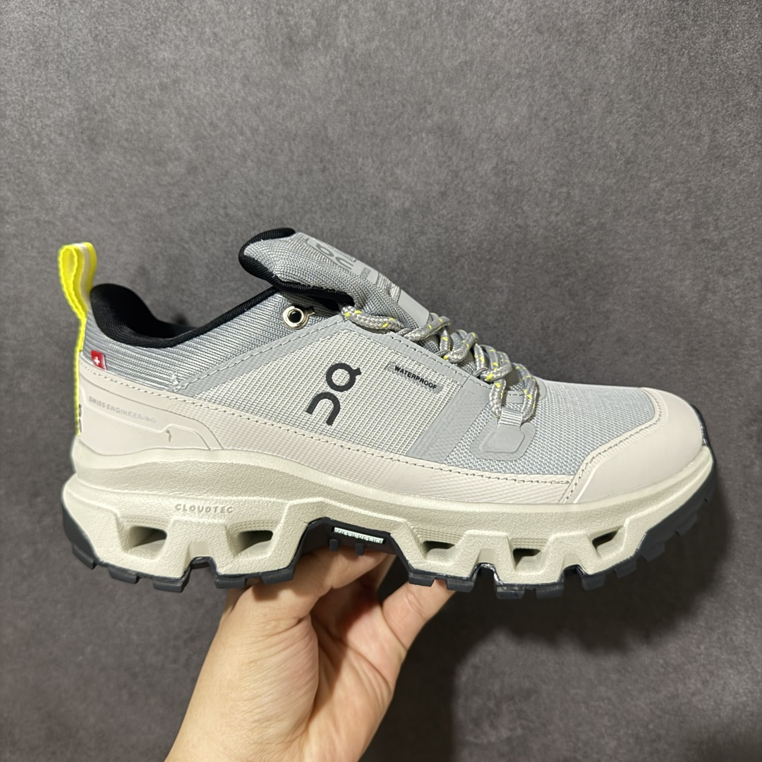 【公司级】On/昂跑 Cloudrock Low WP SHF户外登山徒步系列 低帮 中帮 上新 1 ：1 还原 品质细节经得起验证 价格漂亮同时 品质依然在线 内卷行情拼的就是价格品质 库存充足保证不断码 心冲冲冲 货号：3WF10143317 尺码：36-45半-选品中心