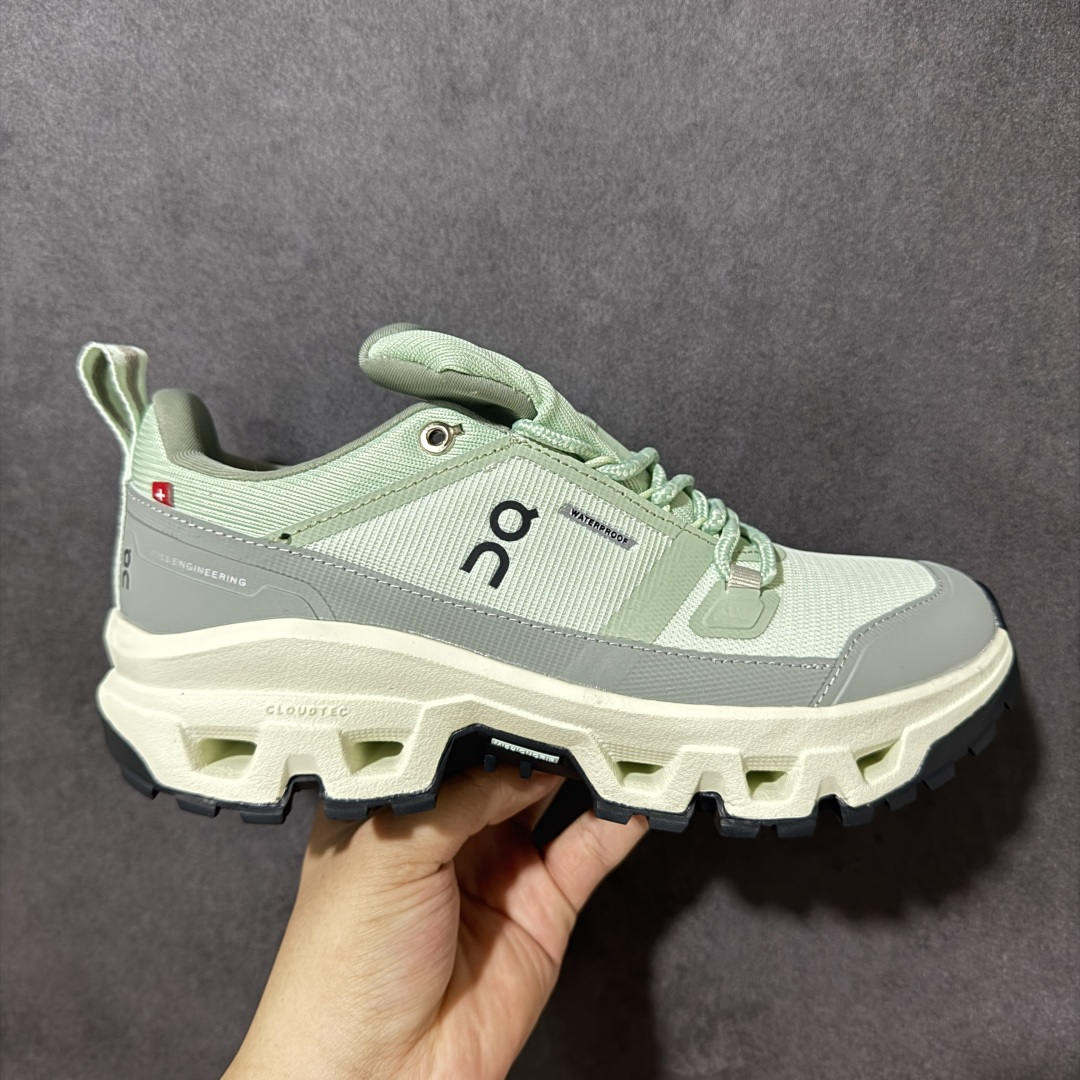 【公司级】On/昂跑 Cloudrock Low WP SHF户外登山徒步系列 低帮 中帮 上新 1 ：1 还原 品质细节经得起验证 价格漂亮同时 品质依然在线 内卷行情拼的就是价格品质 库存充足保证不断码 心冲冲冲 货号：3WF10142078 尺码：36-45半-选品中心