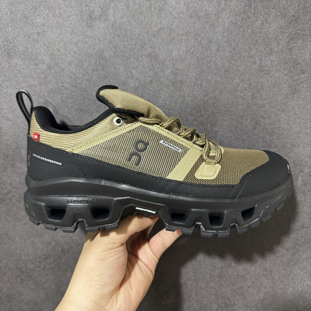 【公司级】On/昂跑 Cloudrock Low WP SHF户外登山徒步系列 低帮 中帮 上新 1 ：1 还原 品质细节经得起验证 价格漂亮同时 品质依然在线 内卷行情拼的就是价格品质 库存充足保证不断码 心冲冲冲 货号：3WF10251473 尺码：36-45半-选品中心