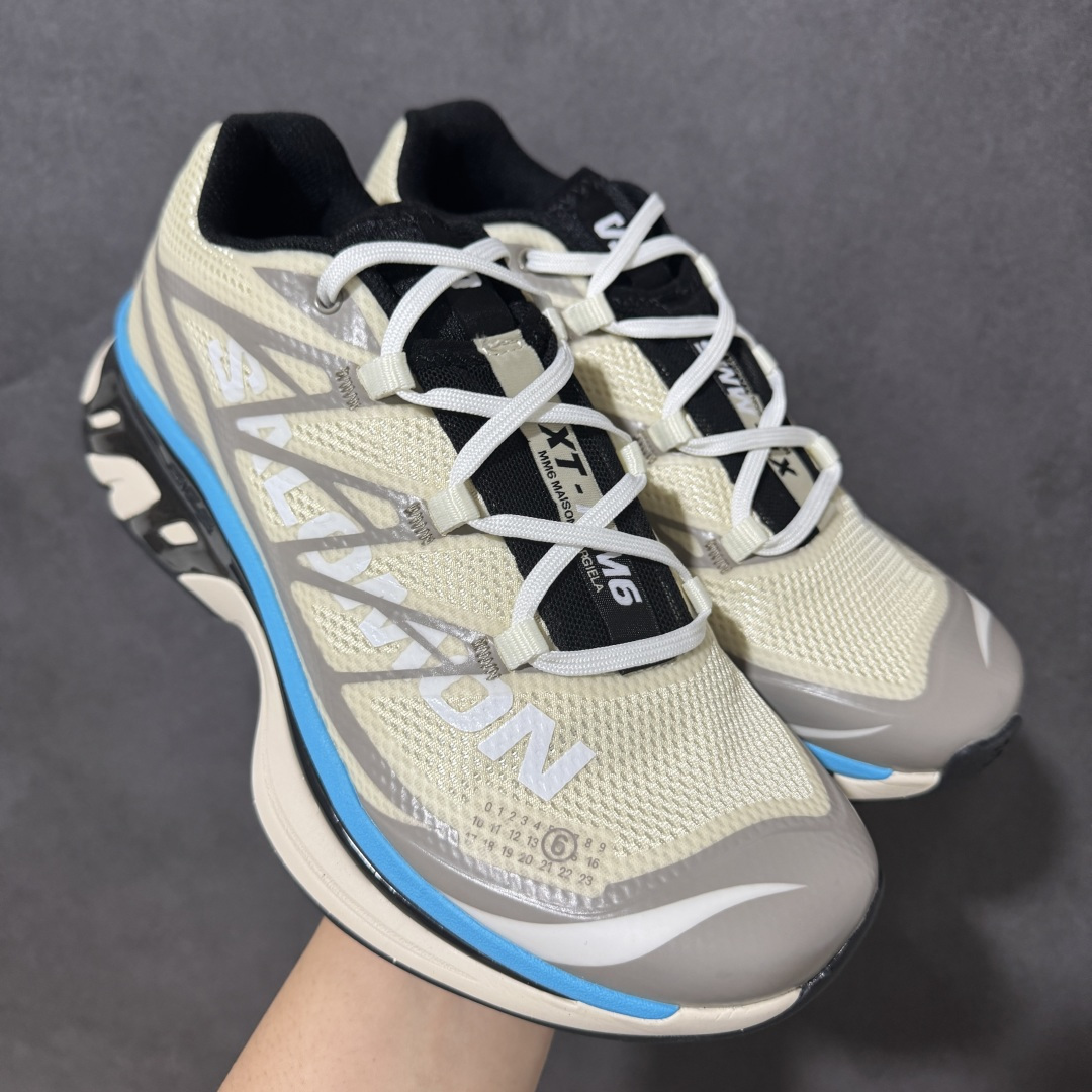 图片[7]-【CY版本】MM6 x SALOMON联名网面低帮休闲鞋通勤运动鞋单鞋 本次全新打造XT-MM6系列，鞋身处饰有巨型Salomon logo，鞋头处 MM6 数字标志彰显合作身份。XT-MM6推出三种配色：纯白搭配黑色细节、全黑点缀银色，以及亮红色与黑色组合的版本。ACS PRO则提供两款选择——从色渐变至灰色的清爽设计，另一款则采用高饱和度的黄黑撞色，赋予整体造型更强的视觉张力。 货号：491083-23 尺码：36-45半-选品中心