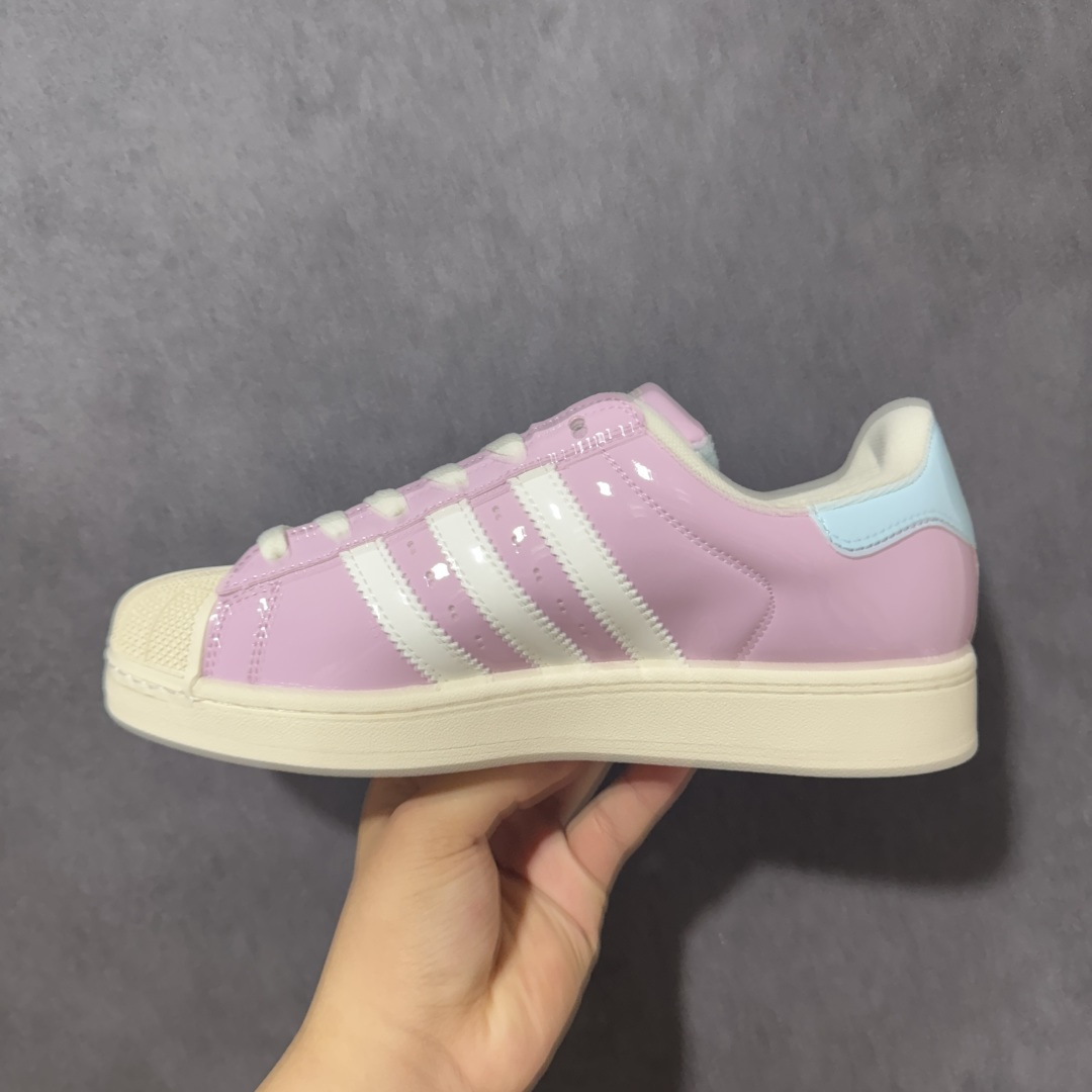 图片[2]-【公司级】Adidas Originals Superstar II全新配色 贝壳头休闲板鞋 独家控货 平台正单 全鞋百分百原材料 全鞋电脑针车 Logo针车间距针数原版一致 皮料切割冲裁零瑕疵 原鞋一致含胶量大底 原盒中文内外标 大几率过验 不对比市面只对比原鞋 只服务最高端市场 货号：KI8053 尺码：35.5 36 36.5 37 38 38.5 39 40-选品中心