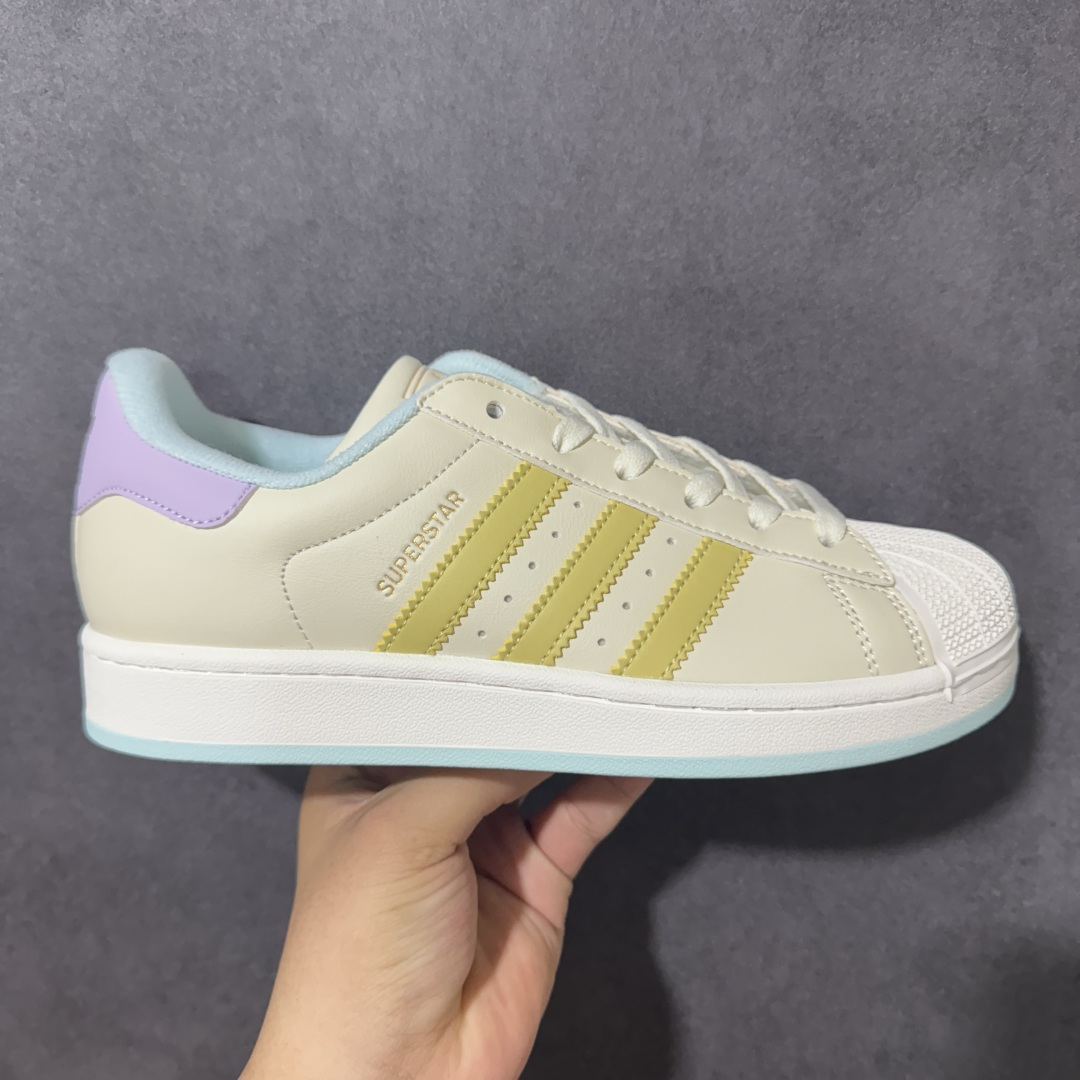 【公司级】Adidas Originals Superstar II全新配色 贝壳头休闲板鞋 独家控货 平台正单 全鞋百分百原材料 全鞋电脑针车 Logo针车间距针数原版一致 皮料切割冲裁零瑕疵 原鞋一致含胶量大底 原盒中文内外标 大几率过验 不对比市面只对比原鞋 只服务最高端市场 货号：KJ0445 尺码：35.5 36 36.5 37 38 38.5 39 40-选品中心