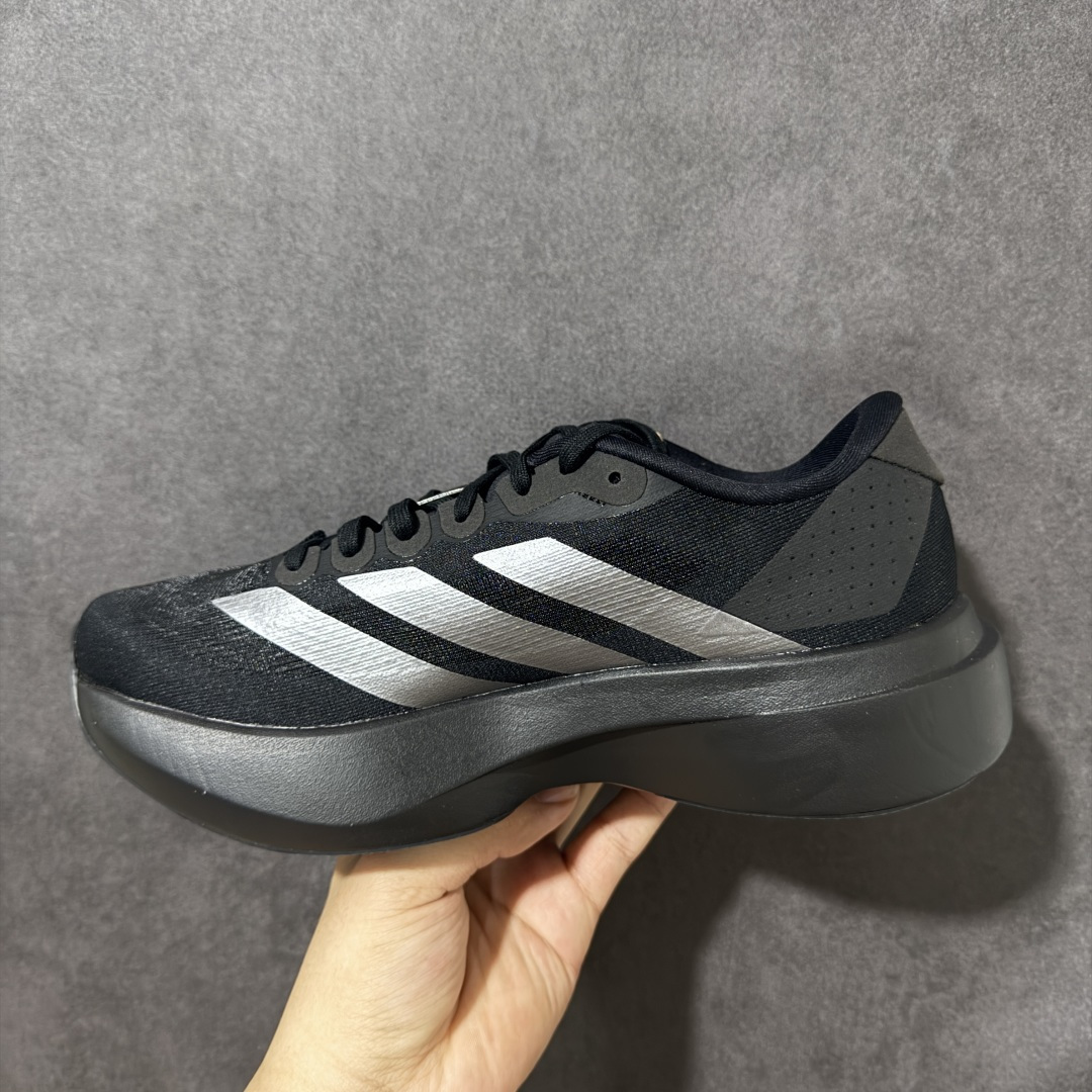 图片[2]-【XE版本】Adidas Adizero EVO SL 马拉松竞速专业跑鞋 市场最强版出货 原材料 内置碳板 原厂网纱潮流 超临界发泡大底 脚感软弹度与原版几乎无差别 细节目前市场最接近原版品质 外贸专供 最大做到48码 此款针织网面非常轻薄 纤维间的缝隙很大 可以保证跑步时的透气、排汗效果 鞋舌直接与两侧的内衬和鞋底连接在一起 在跑步过程中不会被鞋舌的左右移动所困扰 在标准鞋带孔的基础上再拓宽一组鞋带孔 适合不同脚型的需求 突破性 EnergyRods 技术，有助于跑者实现更好的成绩 中底独特的LIGHTSTRIKE PRO泡棉材质 微弹感觉在跑步过程中给予了良好的支撑体验 对于顶级精英和高水平进阶跑者来说 ADIOS PRO是一双值得信赖的竞速比赛用鞋 货号：JR4888 尺码：39-48.5-选品中心