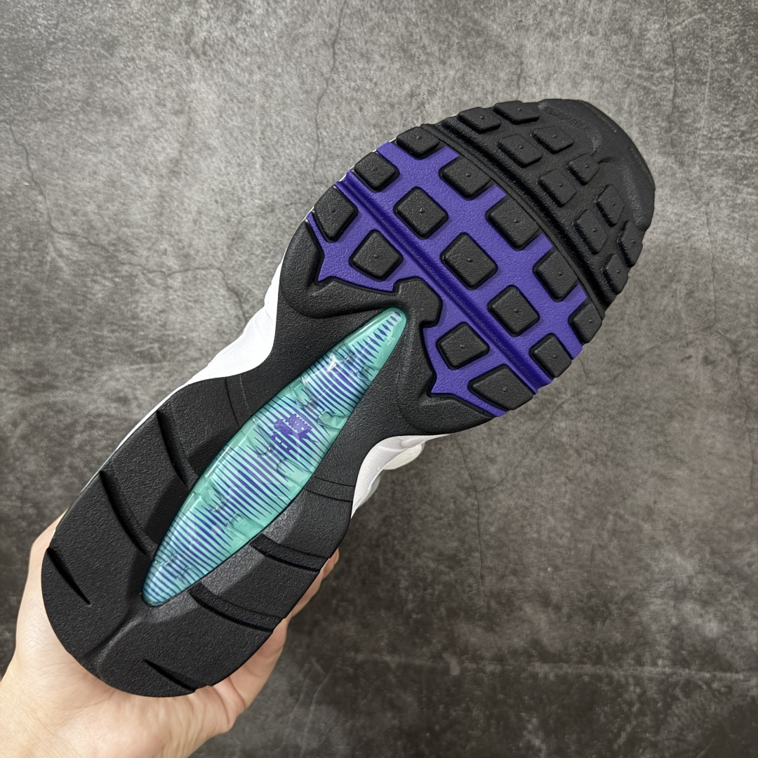 图片[9]-【KZ2.0版本】Nike Air Max 95 绿灰白 货号：HJ5996-100 外贸顶级专供 区别先行版 全部配色原鞋原尺码开发生产 极致还原 全部原厂材料一比一打造 一眼ZP既视感 欢迎对比市场版本 尺码：40 40.5 41 42 42.5 43 44 44.5 45 46 46.5 47.5 48 48.5-选品中心