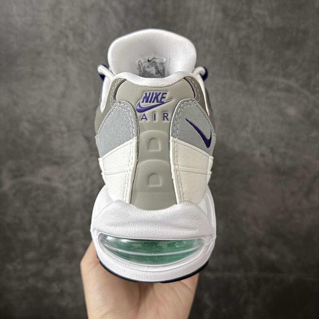 图片[4]-【KZ2.0版本】Nike Air Max 95 绿灰白 货号：HJ5996-100 外贸顶级专供 区别先行版 全部配色原鞋原尺码开发生产 极致还原 全部原厂材料一比一打造 一眼ZP既视感 欢迎对比市场版本 尺码：40 40.5 41 42 42.5 43 44 44.5 45 46 46.5 47.5 48 48.5-选品中心