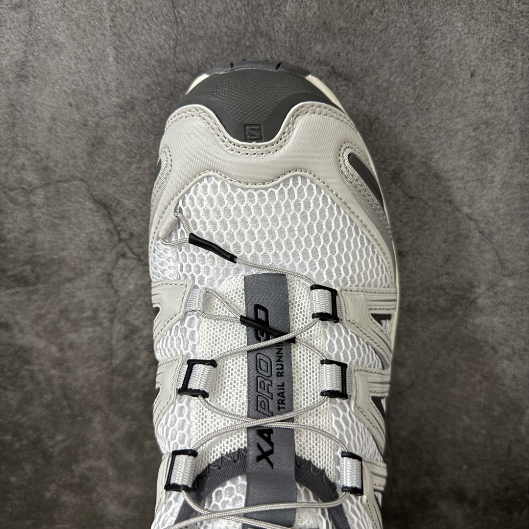 图片[5]-【w1版本】SALOMON XA Pro 3D 萨洛蒙潮流越野机能户外功能鞋 492672 纯原外贸平台特供订单 耗时半年巨作 全套原纸板楦头开发 原厂特供网布配套加持 确保原汁原味 完美呈现版型 原档数据独家私模五层组合大底 男女鞋同步官方开发 原装Ortholite轻量化鞋垫 中底布带钢印编号 原厂TPU锁扣 进口港宝加持 后跟自然饱满 还原公司包裹性 鞋面采用SENSIFT贴合技术 全方位贴合包裹脚型 鞋跟部鞋底牵引设计 提供强大的抓地性能 更适应野外崎岖不平的道路 其3D ADVANCED CHASSIS底盘 材料轻量大化 钉齿设计更具稳定性 防护性 鞋底易磨损区运用CONTAGRIP高耐磨材料 应对城市硬质路面长距离跑考验 尺码：36 36.5 37.5 38 38.5 39 40 40.5 41 42 42.5 43 44 44.5 45-选品中心