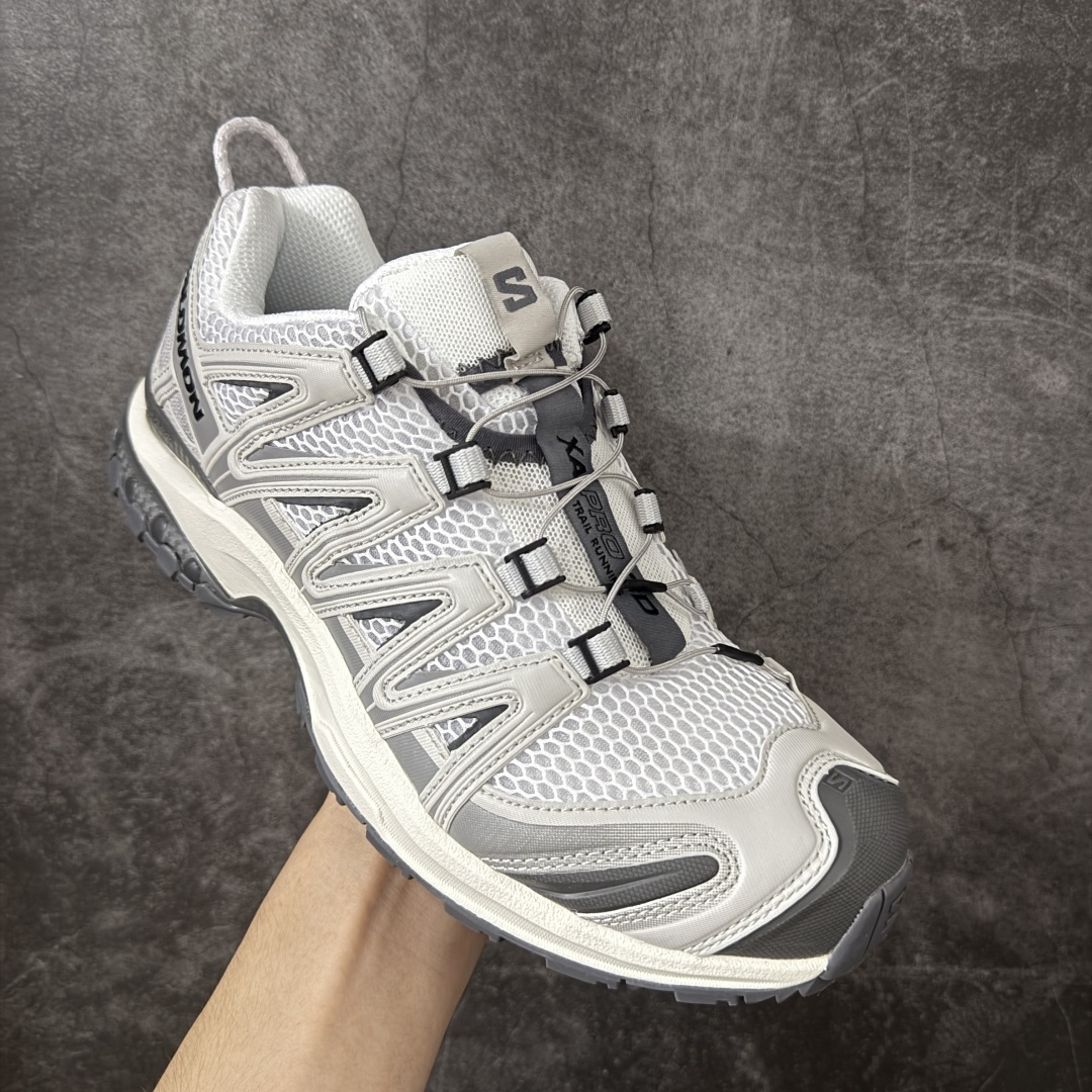 图片[3]-【w1版本】SALOMON XA Pro 3D 萨洛蒙潮流越野机能户外功能鞋 492672 纯原外贸平台特供订单 耗时半年巨作 全套原纸板楦头开发 原厂特供网布配套加持 确保原汁原味 完美呈现版型 原档数据独家私模五层组合大底 男女鞋同步官方开发 原装Ortholite轻量化鞋垫 中底布带钢印编号 原厂TPU锁扣 进口港宝加持 后跟自然饱满 还原公司包裹性 鞋面采用SENSIFT贴合技术 全方位贴合包裹脚型 鞋跟部鞋底牵引设计 提供强大的抓地性能 更适应野外崎岖不平的道路 其3D ADVANCED CHASSIS底盘 材料轻量大化 钉齿设计更具稳定性 防护性 鞋底易磨损区运用CONTAGRIP高耐磨材料 应对城市硬质路面长距离跑考验 尺码：36 36.5 37.5 38 38.5 39 40 40.5 41 42 42.5 43 44 44.5 45-选品中心