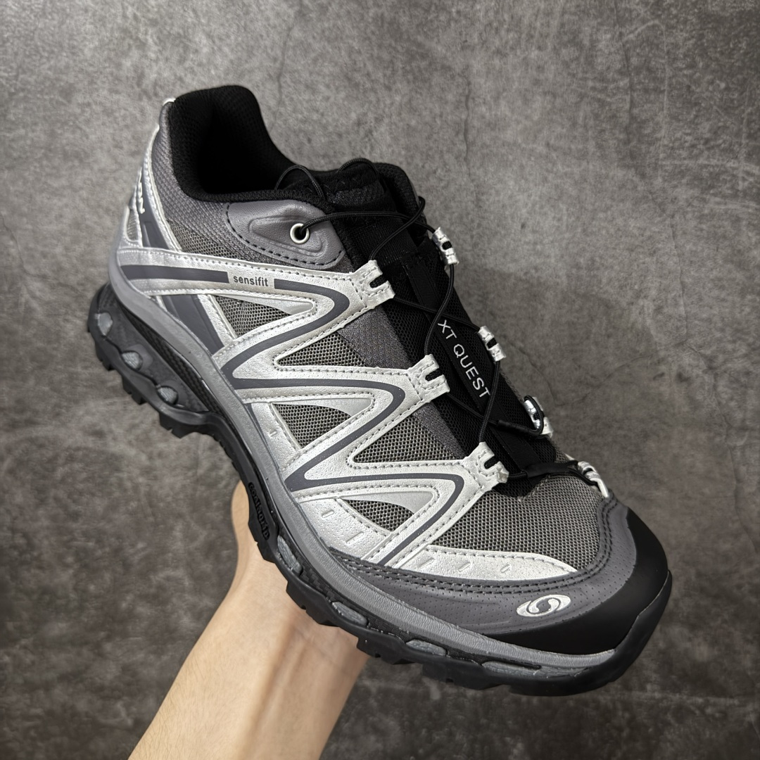 图片[3]-【巅峰升级版】Salomon XT-QUEST ADV 萨洛蒙情侣款户外机能鞋 491716 全新工厂出品 升级品质 全鞋改进为原厂一致材料打造 全新修长鞋型 版型正 全新玻璃冲刀 清洁度提升 中底带数字钢印 网面与鞋头材料校对一致无色差 鞋盒同步原版牛皮纸鞋盒 鞋头处添加☯️太极标 细节多次修改校正 坚持同步原版无差别 终端优势供应 尺码：36 36.5 37.5 38 38.5 39 40 40.5 41 42 42.5 43 44 44.5 45 46-选品中心