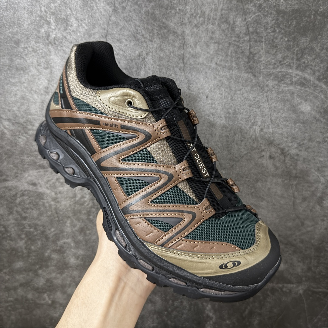 图片[3]-【巅峰升级版】Salomon XT-QUEST ADV 萨洛蒙情侣款户外机能鞋 491717 全新工厂出品 升级品质 全鞋改进为原厂一致材料打造 全新修长鞋型 版型正 全新玻璃冲刀 清洁度提升 中底带数字钢印 网面与鞋头材料校对一致无色差 鞋盒同步原版牛皮纸鞋盒 鞋头处添加☯️太极标 细节多次修改校正 坚持同步原版无差别 终端优势供应 尺码：36 36.5 37.5 38 38.5 39 40 40.5 41 42 42.5 43 44 44.5 45 46-选品中心