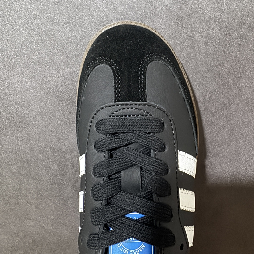 图片[5]-【公司级】阿迪达斯三叶草Adidas Originals Samba Vegan OG”SPD“桑巴舞系列绅士德训足球风百搭低帮休闲运动板鞋 半拖 货号：LB3815 尺码：35-45-选品中心