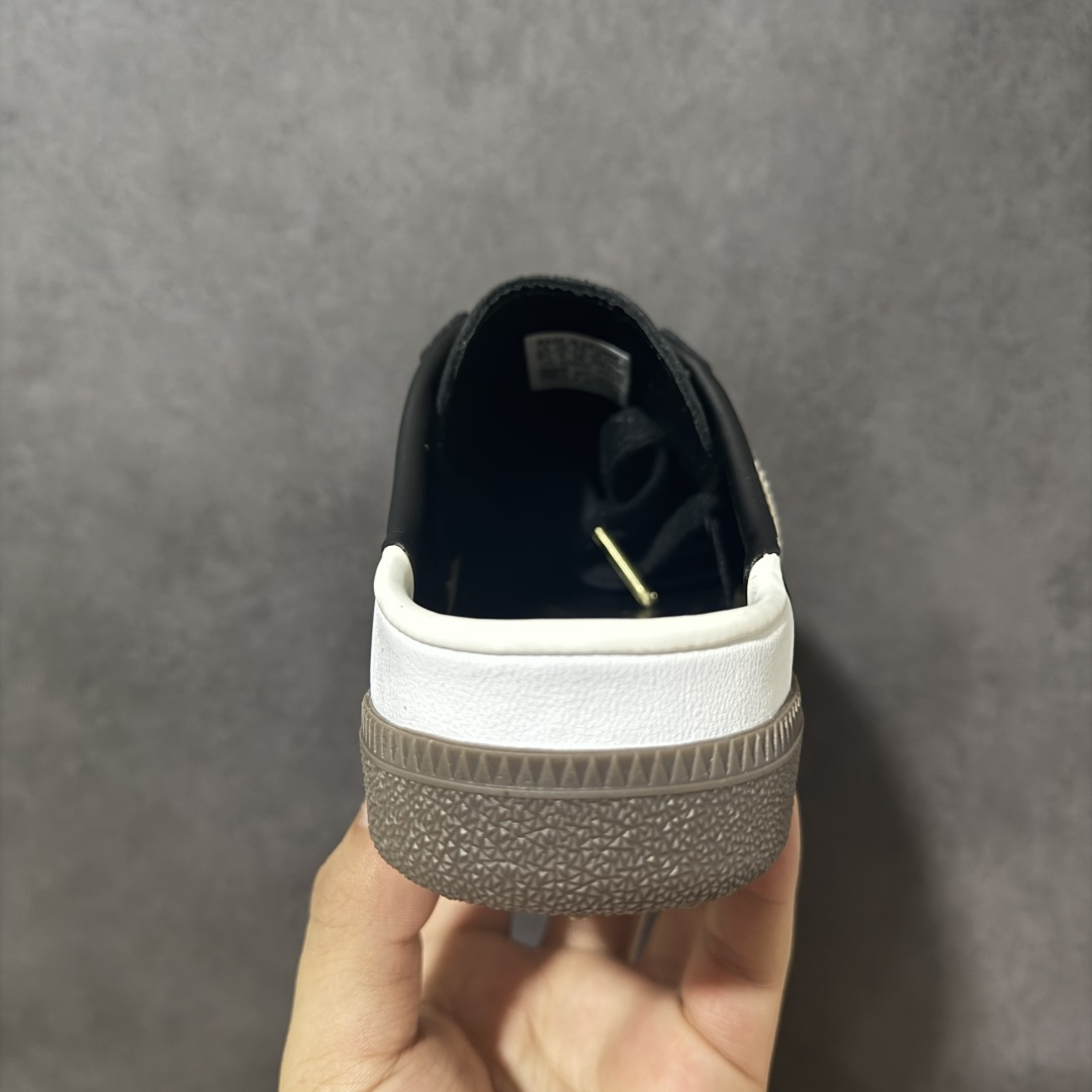 图片[4]-【公司级】阿迪达斯三叶草Adidas Originals Samba Vegan OG”SPD“桑巴舞系列绅士德训足球风百搭低帮休闲运动板鞋 半拖 货号：LB3815 尺码：35-45-选品中心