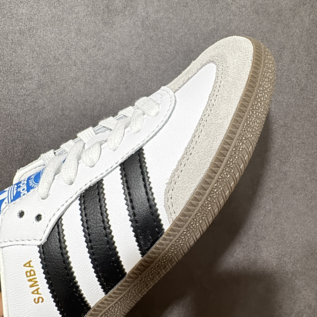图片[8]-【公司级】阿迪达斯三叶草Adidas Originals Samba Vegan OG”SPD“桑巴舞系列绅士德训足球风百搭低帮休闲运动板鞋 半拖 货号：LB3814 尺码：35-45-选品中心