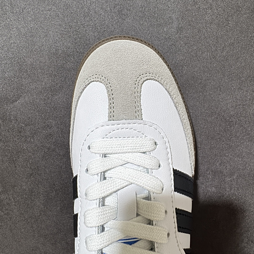 图片[5]-【公司级】阿迪达斯三叶草Adidas Originals Samba Vegan OG”SPD“桑巴舞系列绅士德训足球风百搭低帮休闲运动板鞋 半拖 货号：LB3814 尺码：35-45-选品中心