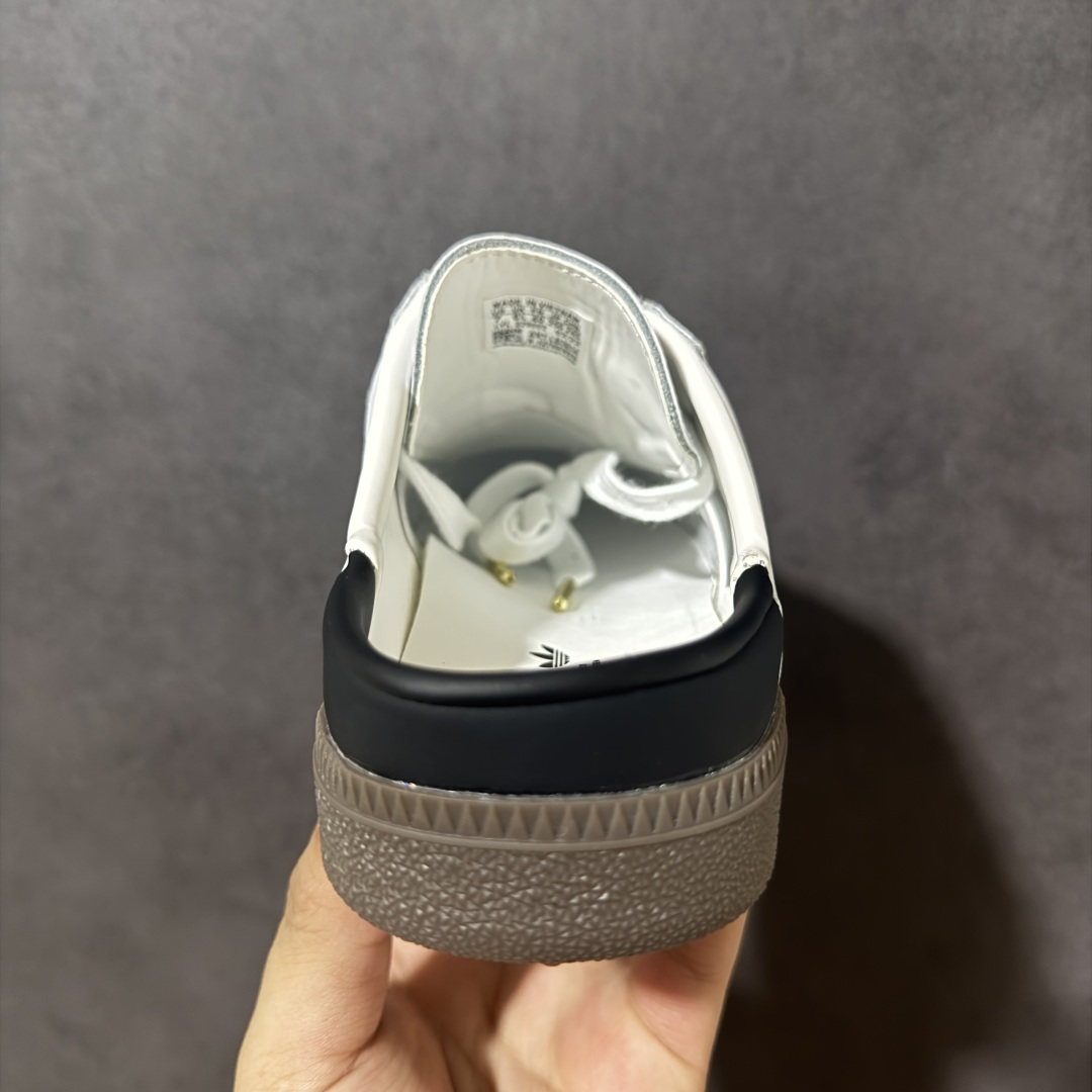 图片[4]-【公司级】阿迪达斯三叶草Adidas Originals Samba Vegan OG”SPD“桑巴舞系列绅士德训足球风百搭低帮休闲运动板鞋 半拖 货号：LB3814 尺码：35-45-选品中心