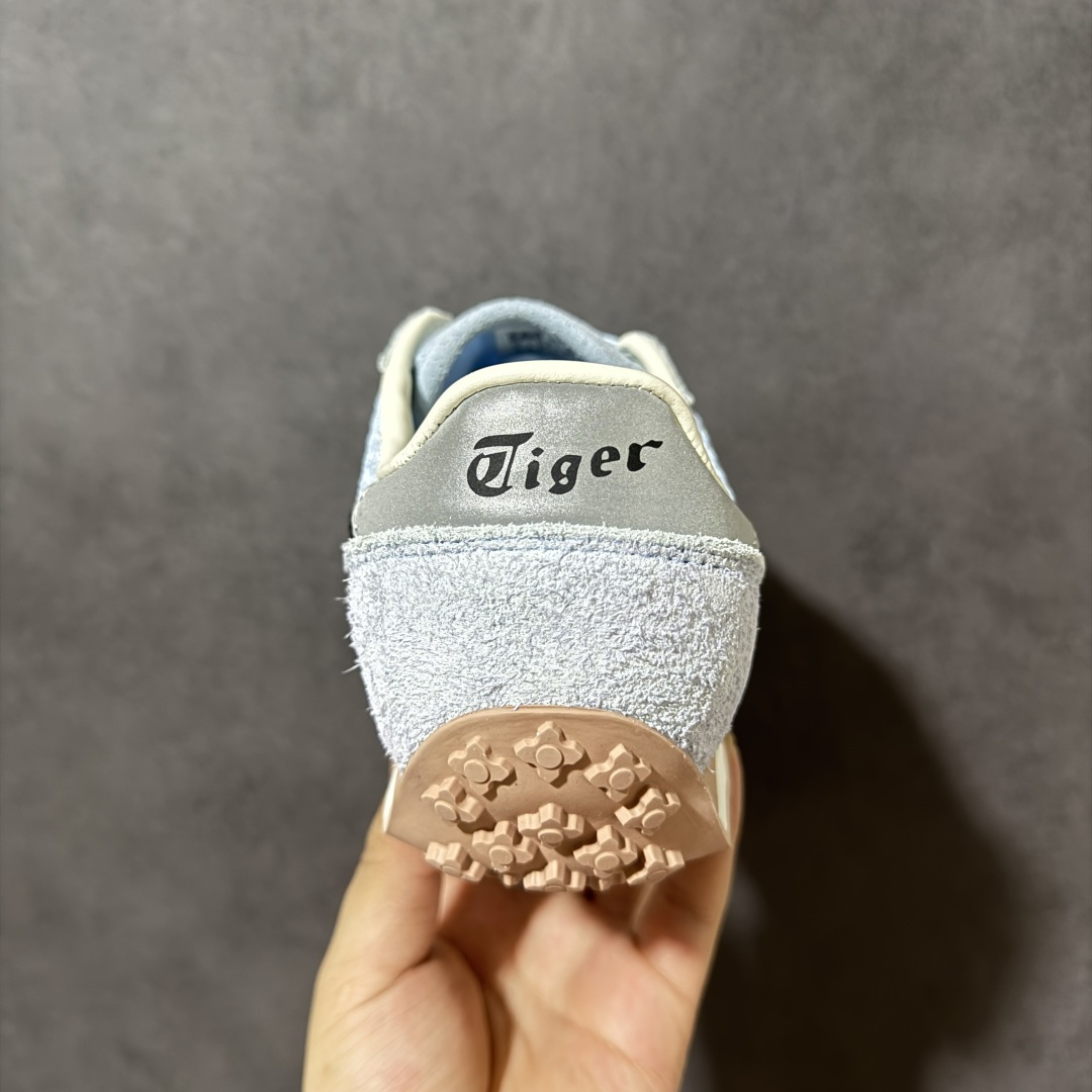 图片[4]-【公司级】Onitsuka Tiger鬼塚虎 Edr 78 织物牛剖层革 复古跑鞋缓震支撑 生活休闲鞋 男女同款 浅蓝色 货号：1183C570-400 尺码：36-45-选品中心