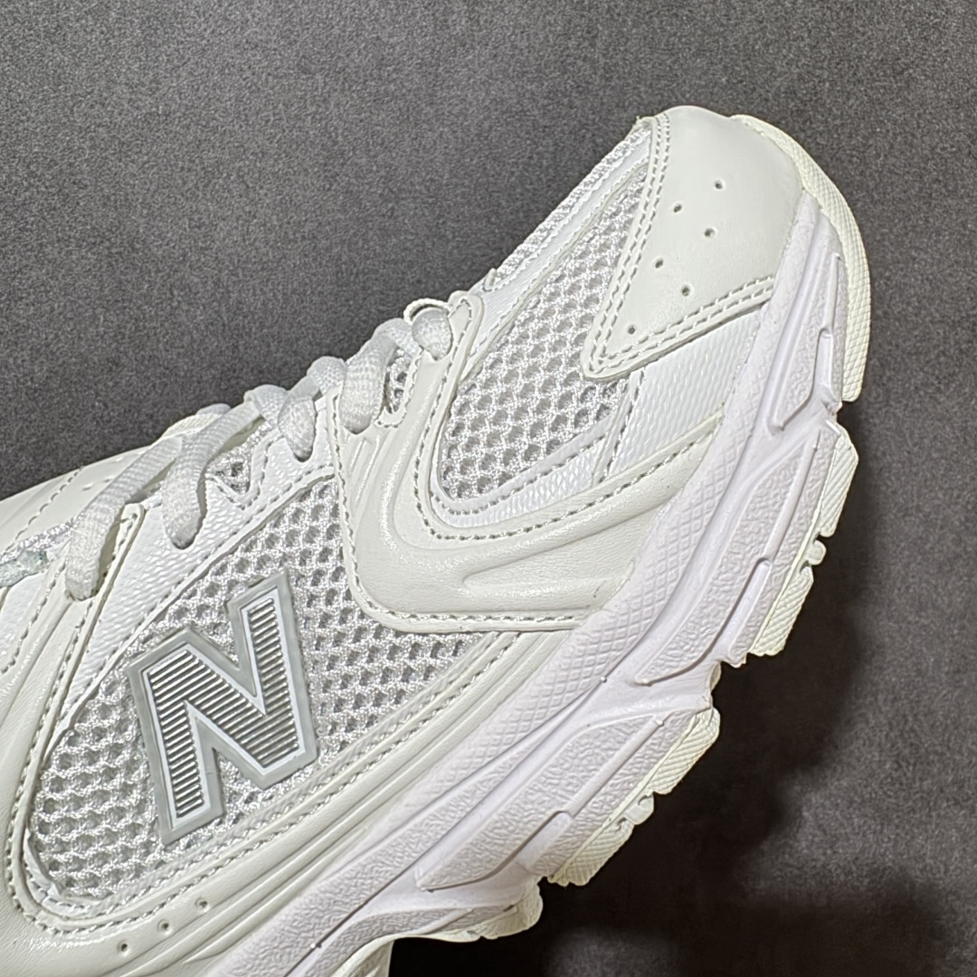 图片[8]-【GQ版本】Balance NB530 新百伦复古透气跑步鞋 采用多材质拼接打造，鞋面组合透气网布与质感皮革，兼顾通风性与鞋面支撑性。内置ABZORB缓震中底，脚感柔软回弹，底部配备耐磨橡胶大底，防滑耐穿，材质用料扎实，日常穿着舒适又耐用 货号：MR530FW1 尺码：36-45-选品中心