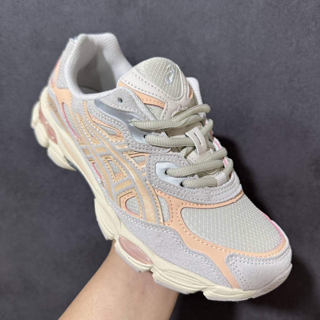 图片[3]-【公司级】Asics Gel-NYC 亚瑟士运动休闲透气专业跑鞋 鞋面采用反绒皮与网布拼接 透气舒适兼具休闲时尚 结合简明的配色 展现品牌的传承及引领复古流行的主题 虎爪造型的LOGO #鞋身稳定包裹系统 支撑鞋身 经典宽大鞋型配备防偏移设计提升包裹性 穿着舒适鞋面透气孔设计 提供透气性！ 货号：1203A739-250 尺码：36 37 37.5 38 39 39.5 40-选品中心