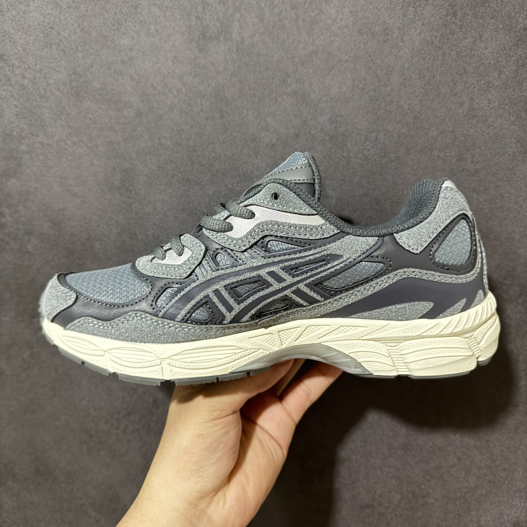 图片[2]-【公司级】Asics Gel-NYC 亚瑟士运动休闲透气专业跑鞋 鞋面采用反绒皮与网布拼接 透气舒适兼具休闲时尚 结合简明的配色 展现品牌的传承及引领复古流行的主题 虎爪造型的LOGO #鞋身稳定包裹系统 支撑鞋身 经典宽大鞋型配备防偏移设计提升包裹性 穿着舒适鞋面透气孔设计 提供透气性！ 货号：1203A739-020 尺码：40 40.5 41.5 42 42.5 43.5 44 45-选品中心