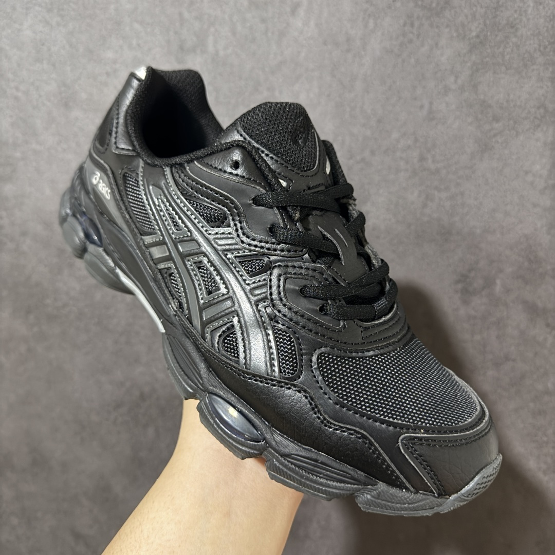 图片[3]-【公司级】Asics Gel-NYC 亚瑟士运动休闲透气专业跑鞋 鞋面采用反绒皮与网布拼接 透气舒适兼具休闲时尚 结合简明的配色 展现品牌的传承及引领复古流行的主题 虎爪造型的LOGO #鞋身稳定包裹系统 支撑鞋身 经典宽大鞋型配备防偏移设计提升包裹性 穿着舒适鞋面透气孔设计 提供透气性！ 货号：1203A280-003 尺码：40 40.5 41.5 42 42.5 43.5 44 45-选品中心